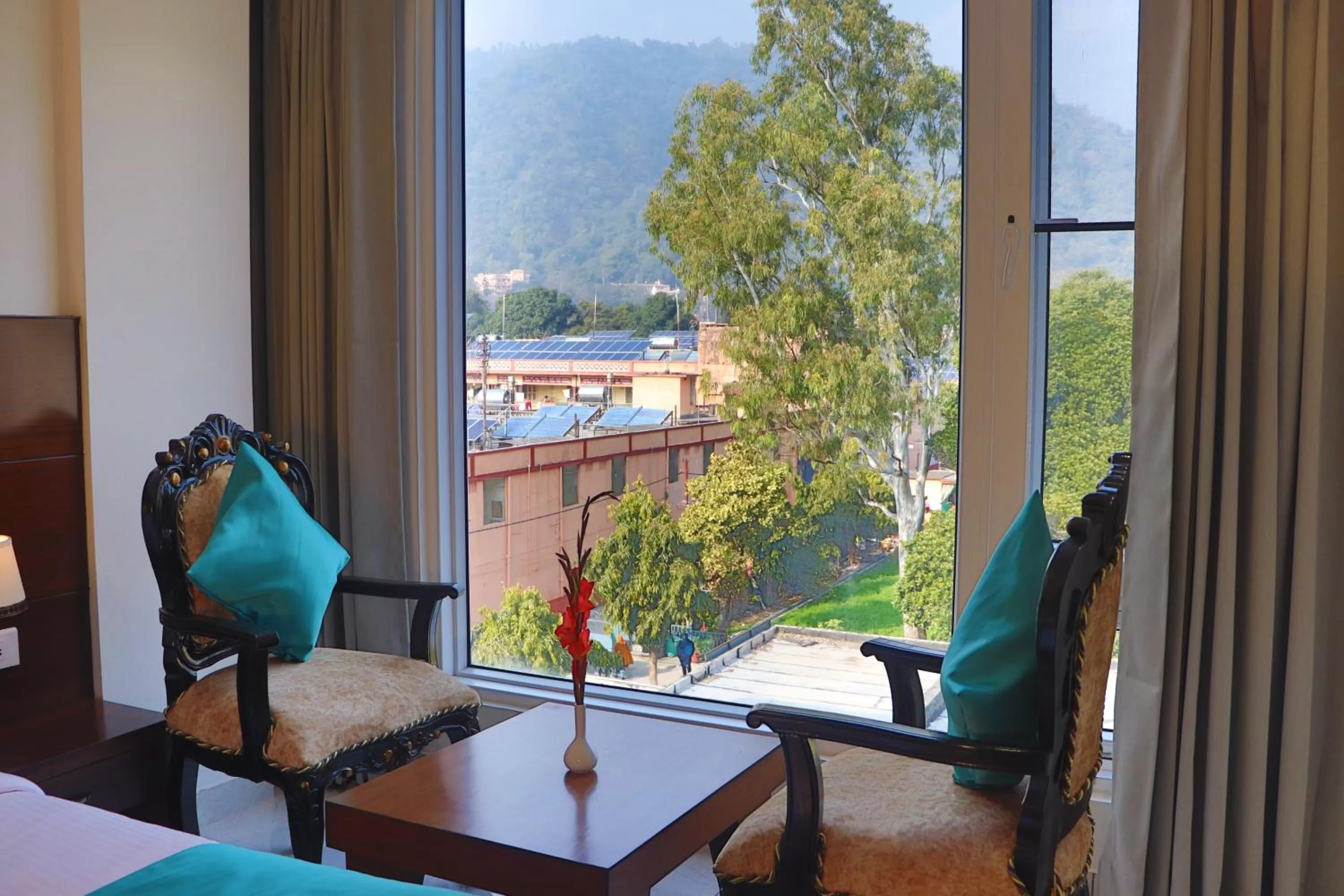 Mountain view in Hotel Green - Behind Parmarth Niketan