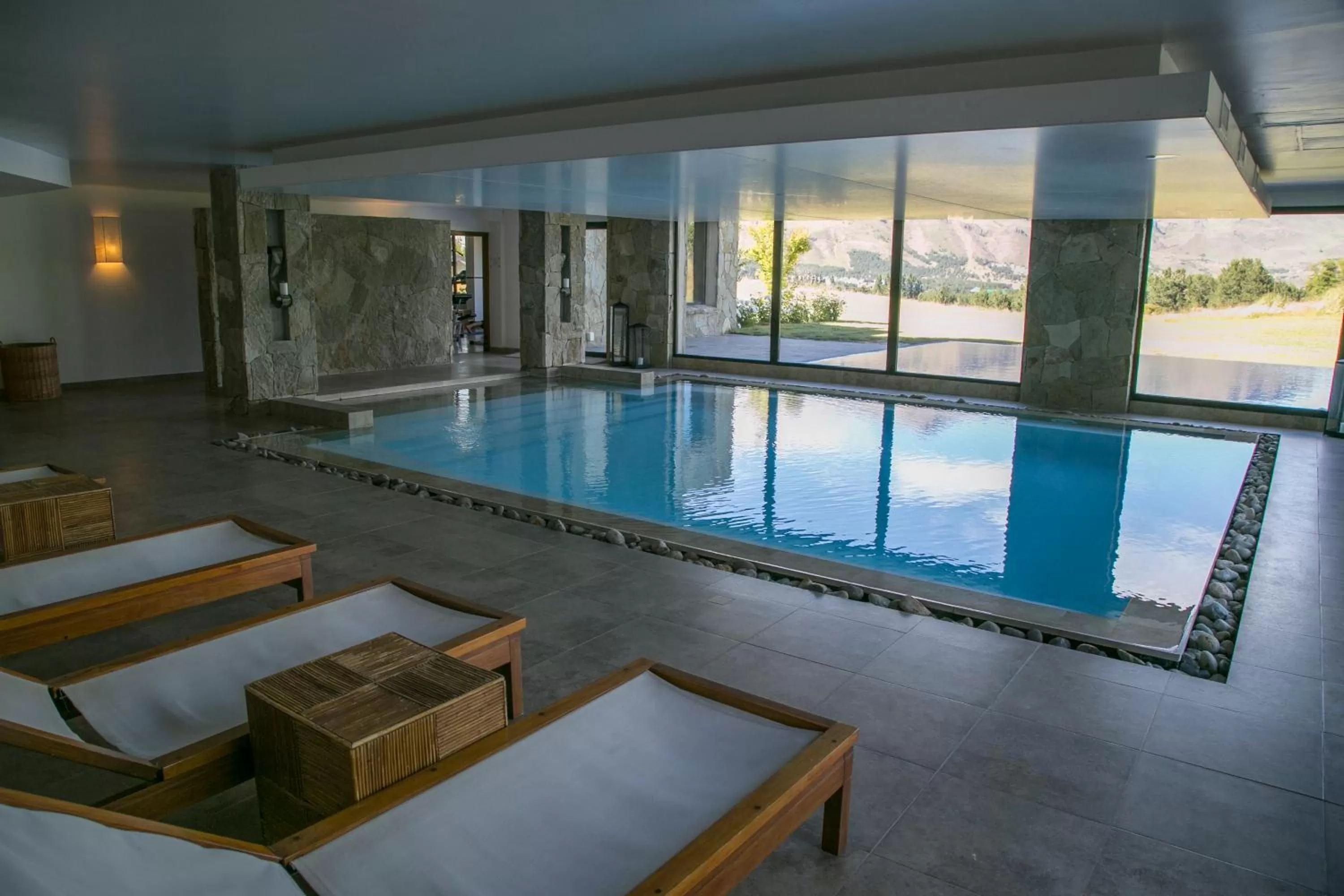 Pool view in Loi Suites Chapelco Hotel