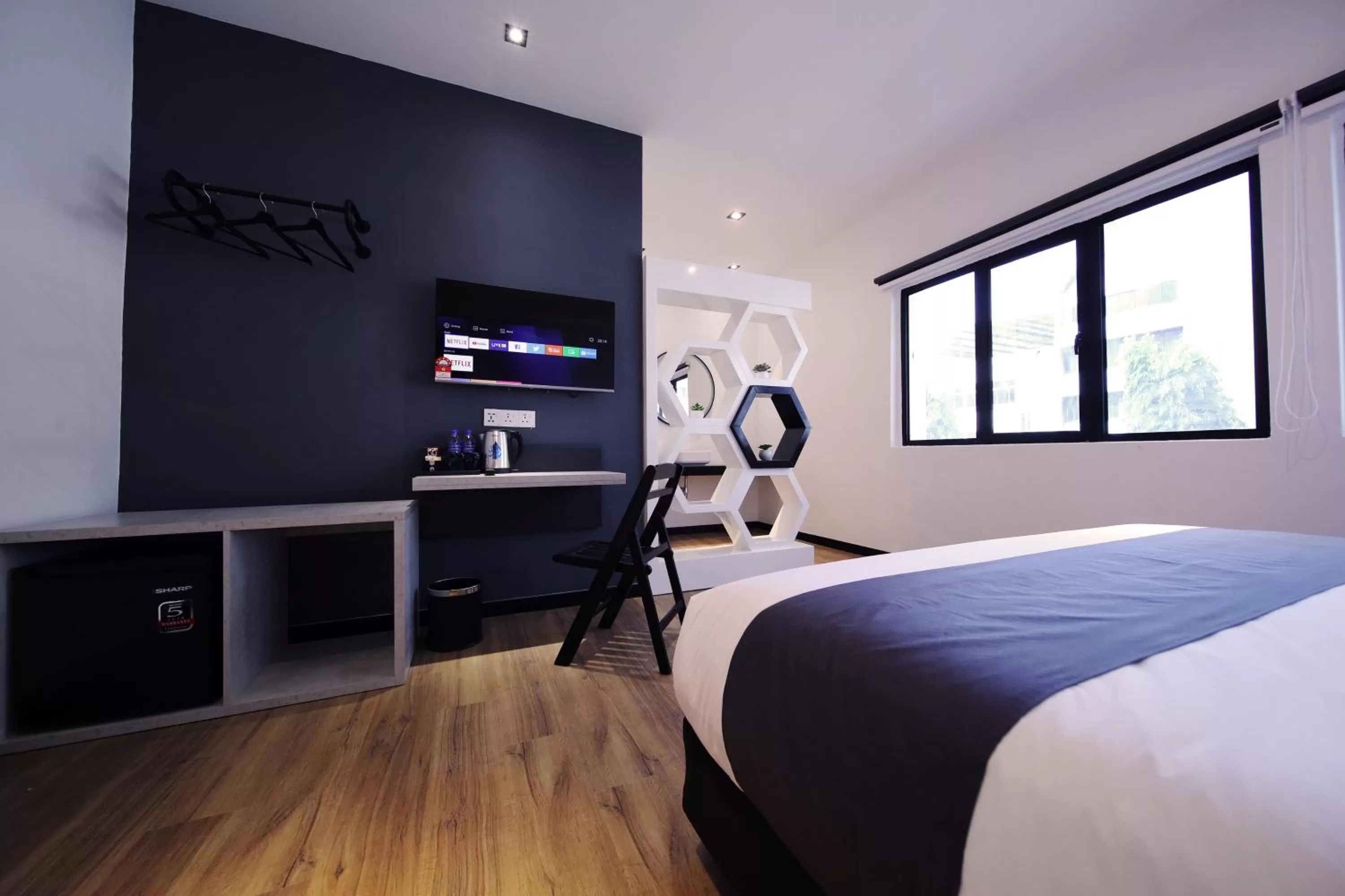 TV and multimedia, Bed in ARENA Boutique Hotel Kuala Terengganu