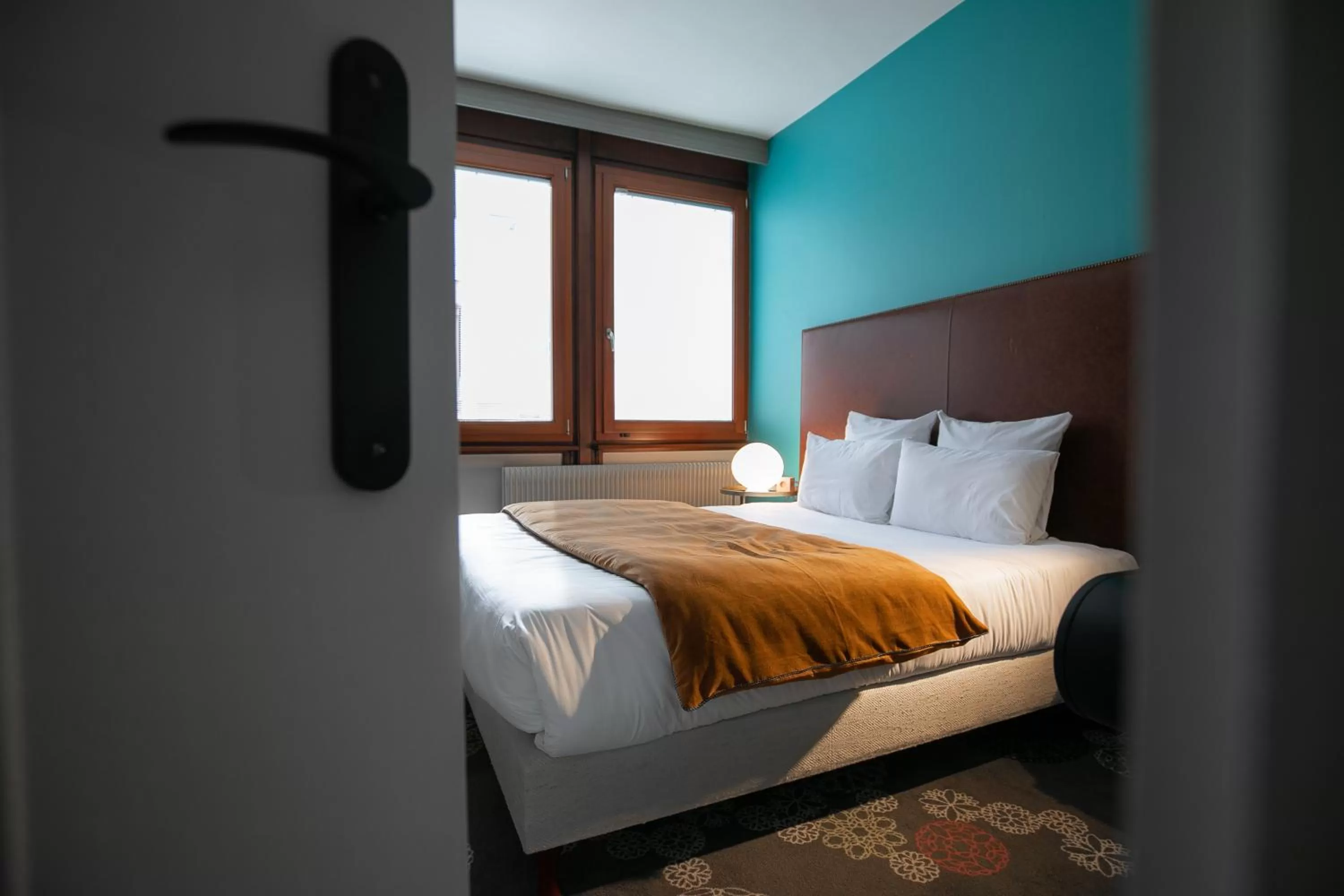 Bedroom, Bed in Hôtel Restaurant Vaillant Colmar Nord