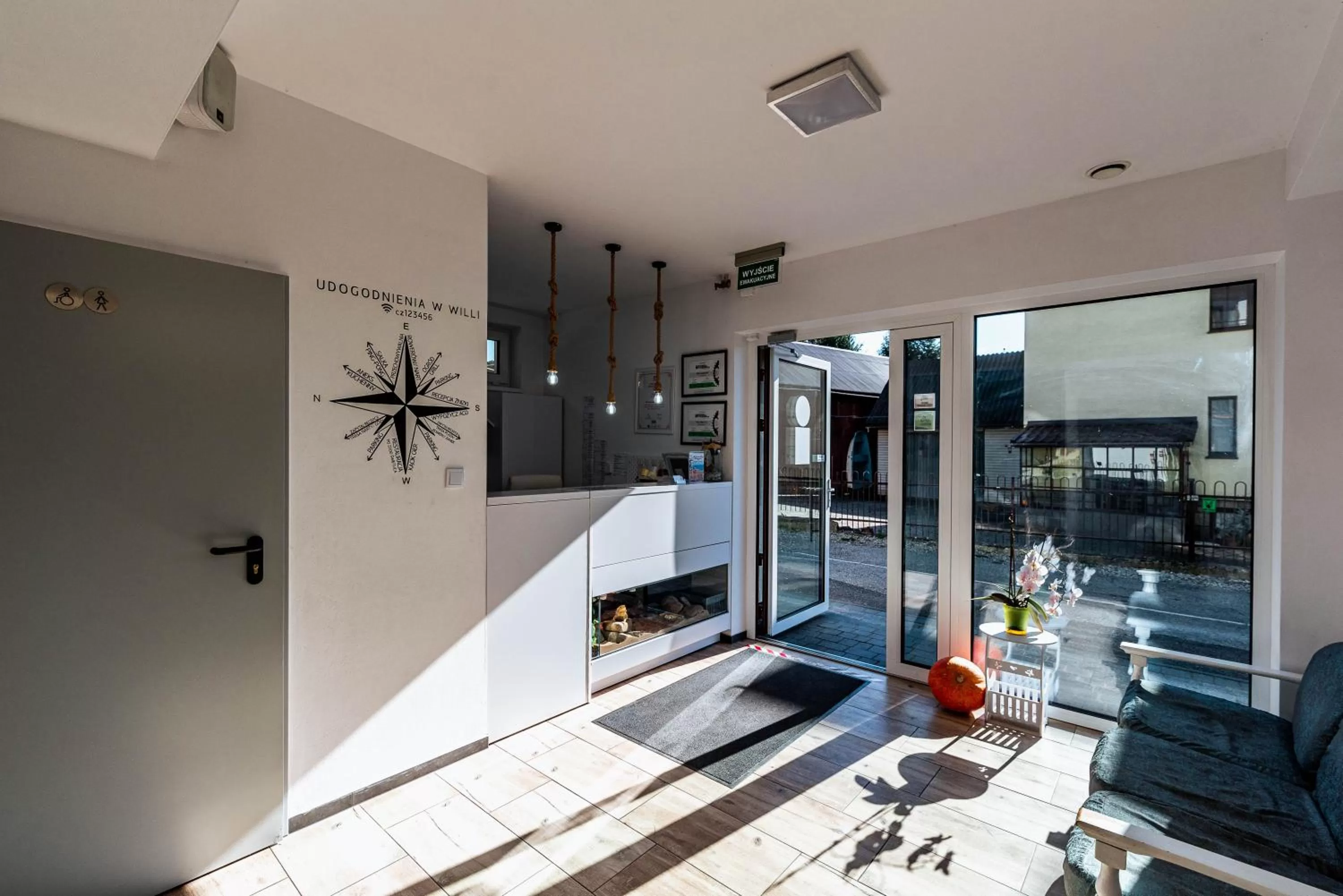 Lobby or reception in Willa ŻeglarSki