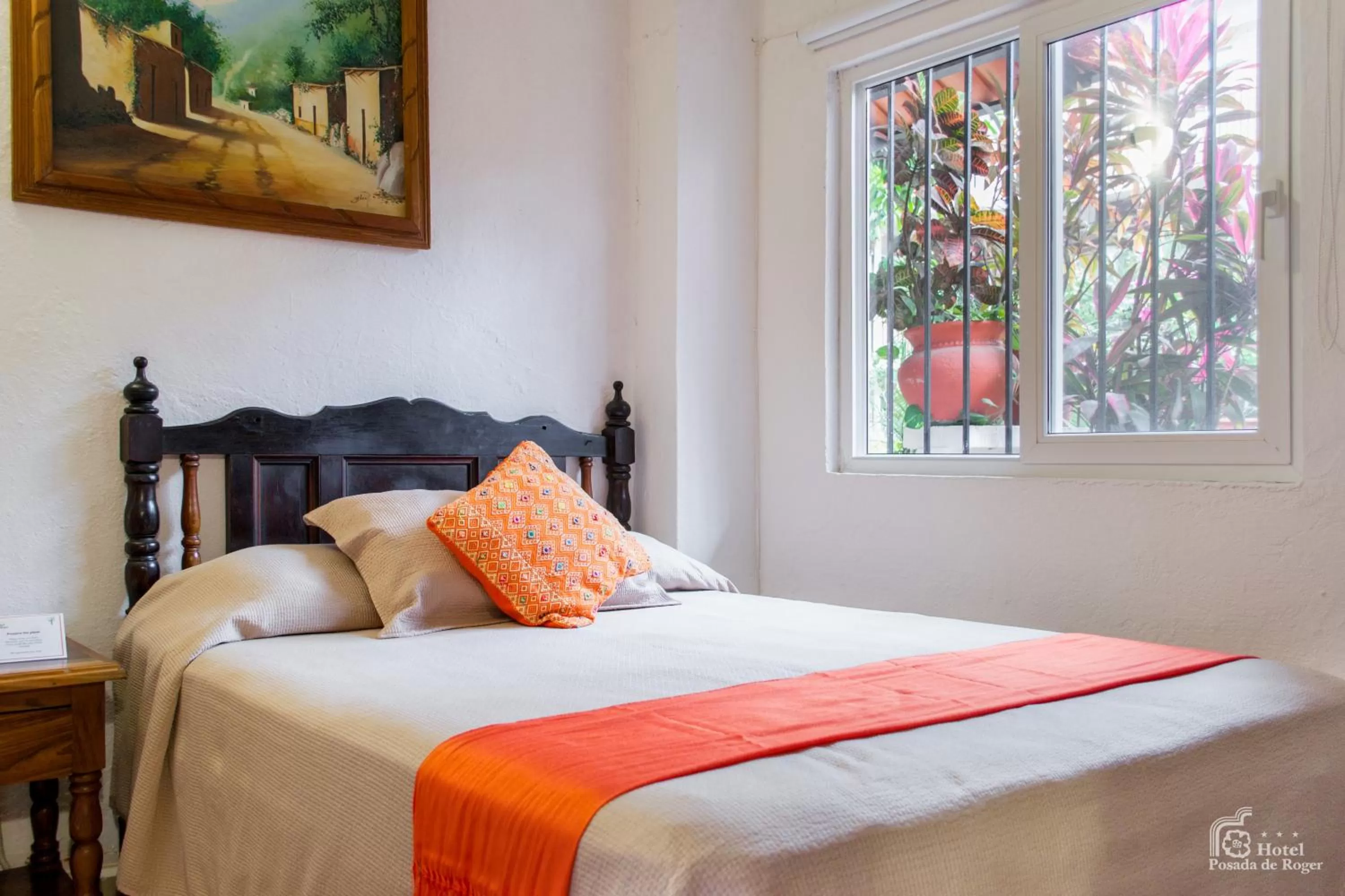 Bed in Hotel Posada De Roger - Near Los Muertos Beach