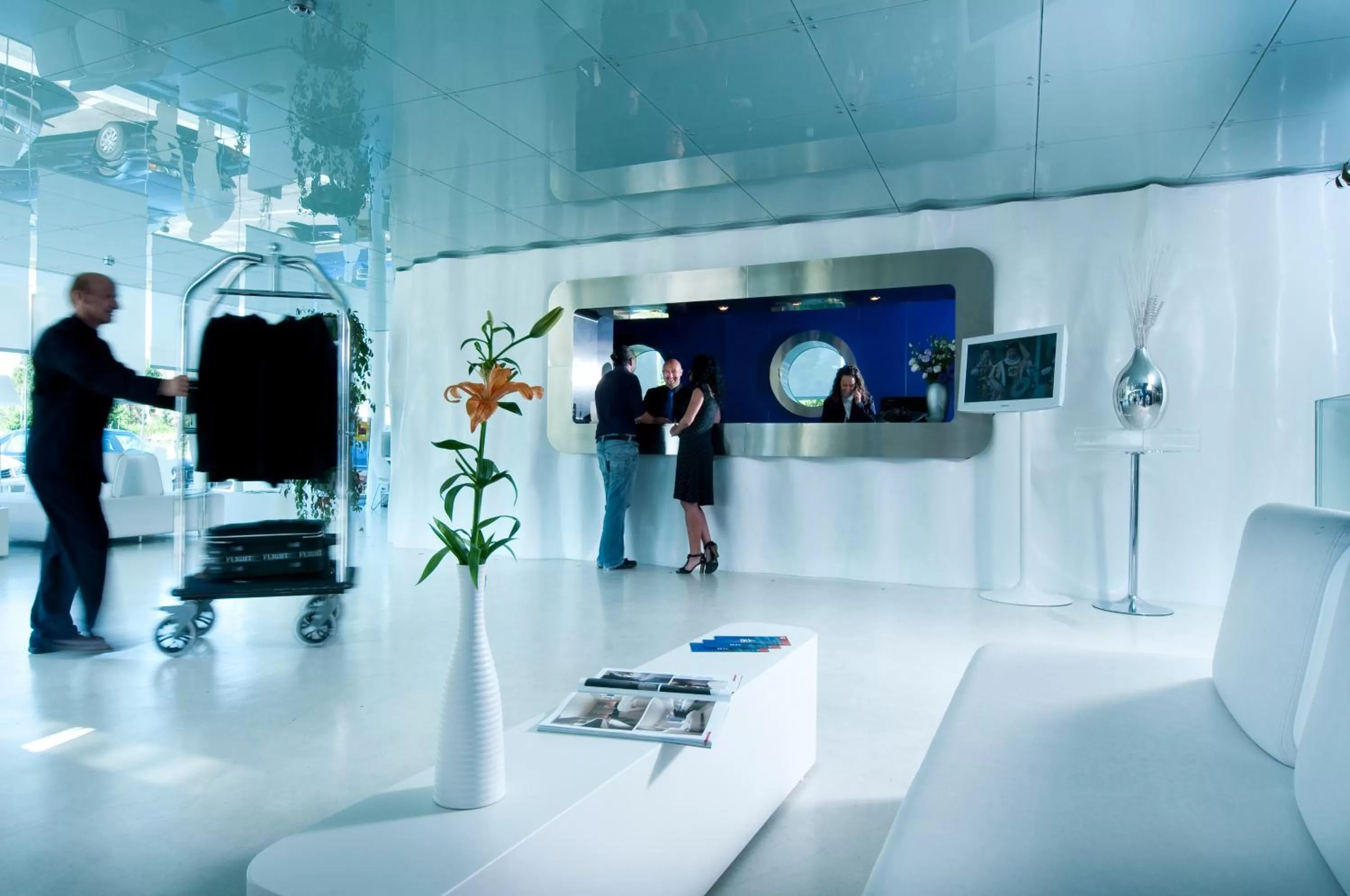 Lobby or reception in San Ranieri Hotel