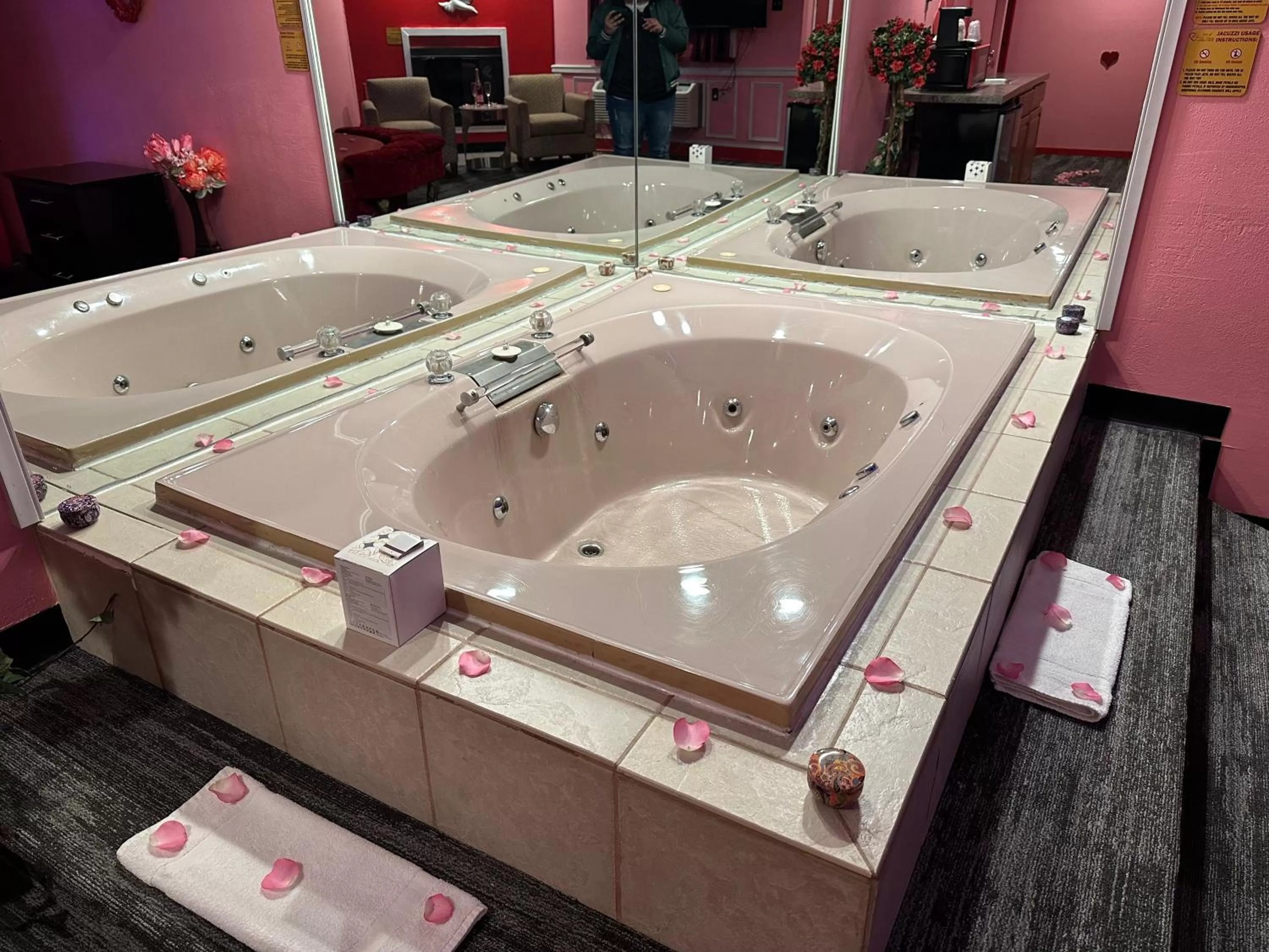 Hot Tub in Inn of the Dove - Romantic Luxury Suites with Jacuzzi & Seasonal Fireplace at Harrisburg-Hershey-Philadelphia, PA