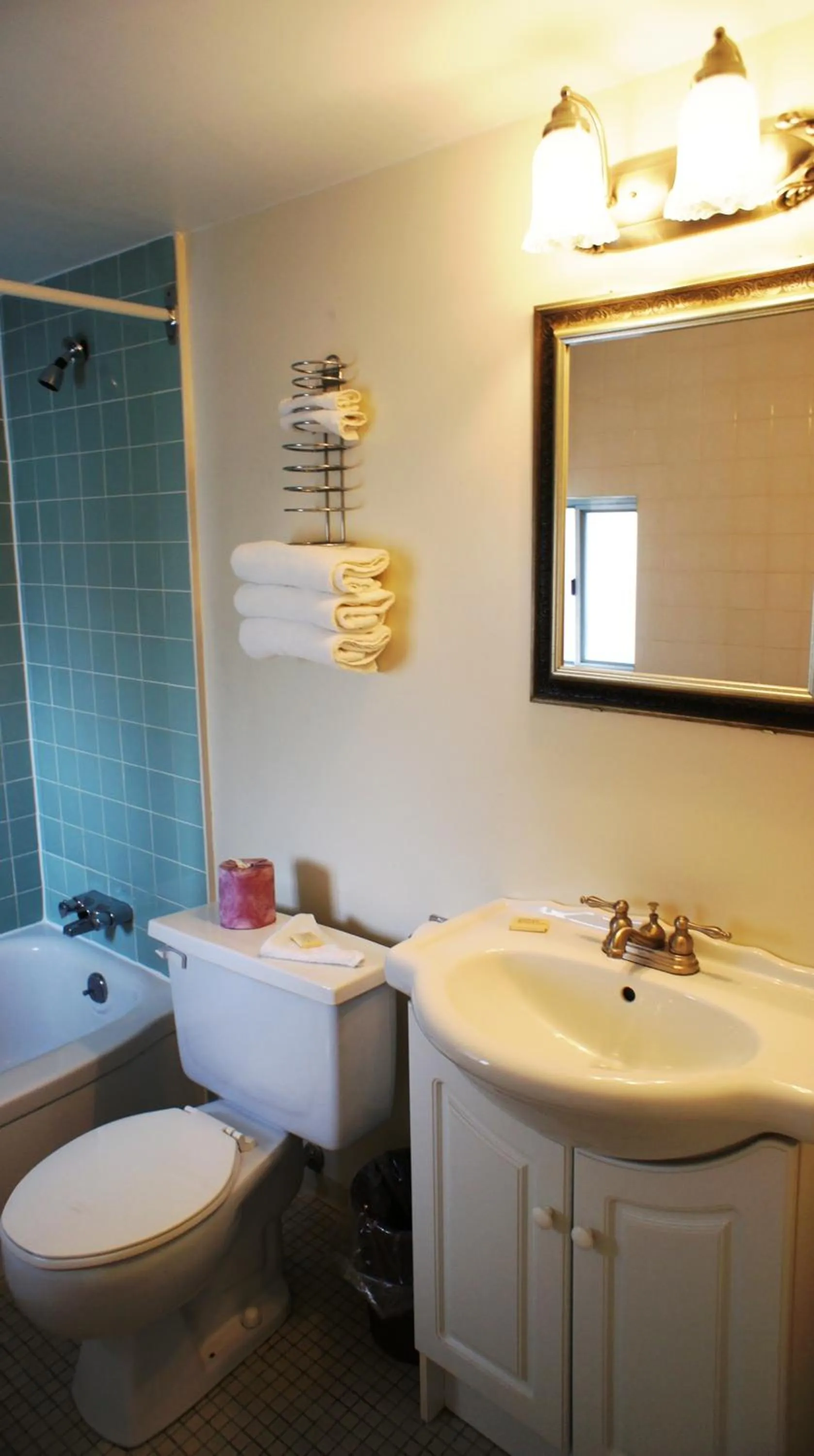 Bathroom in Kings Inn Near the Falls