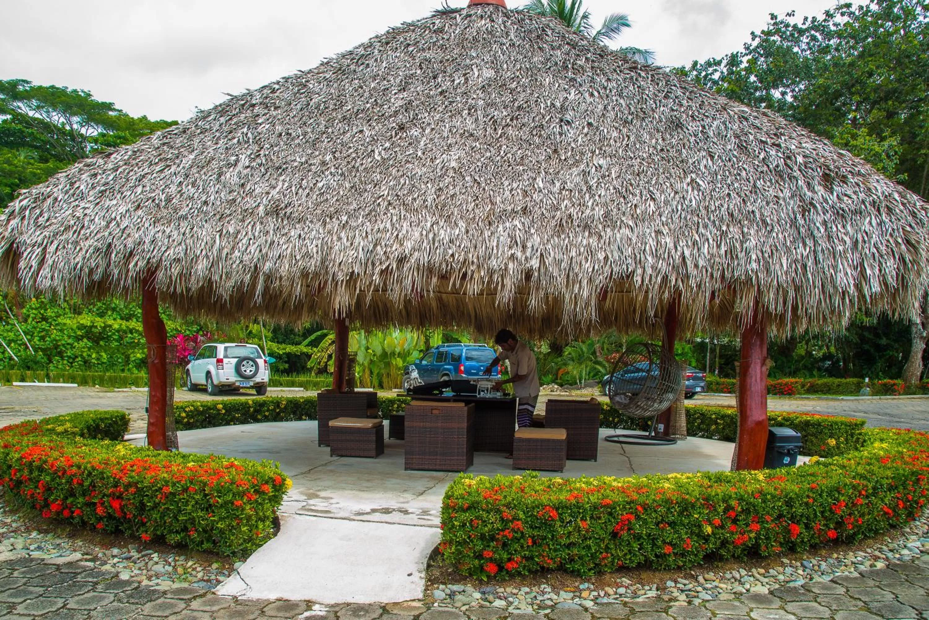 Patio in Beach Break Resort & CR Surf Camp