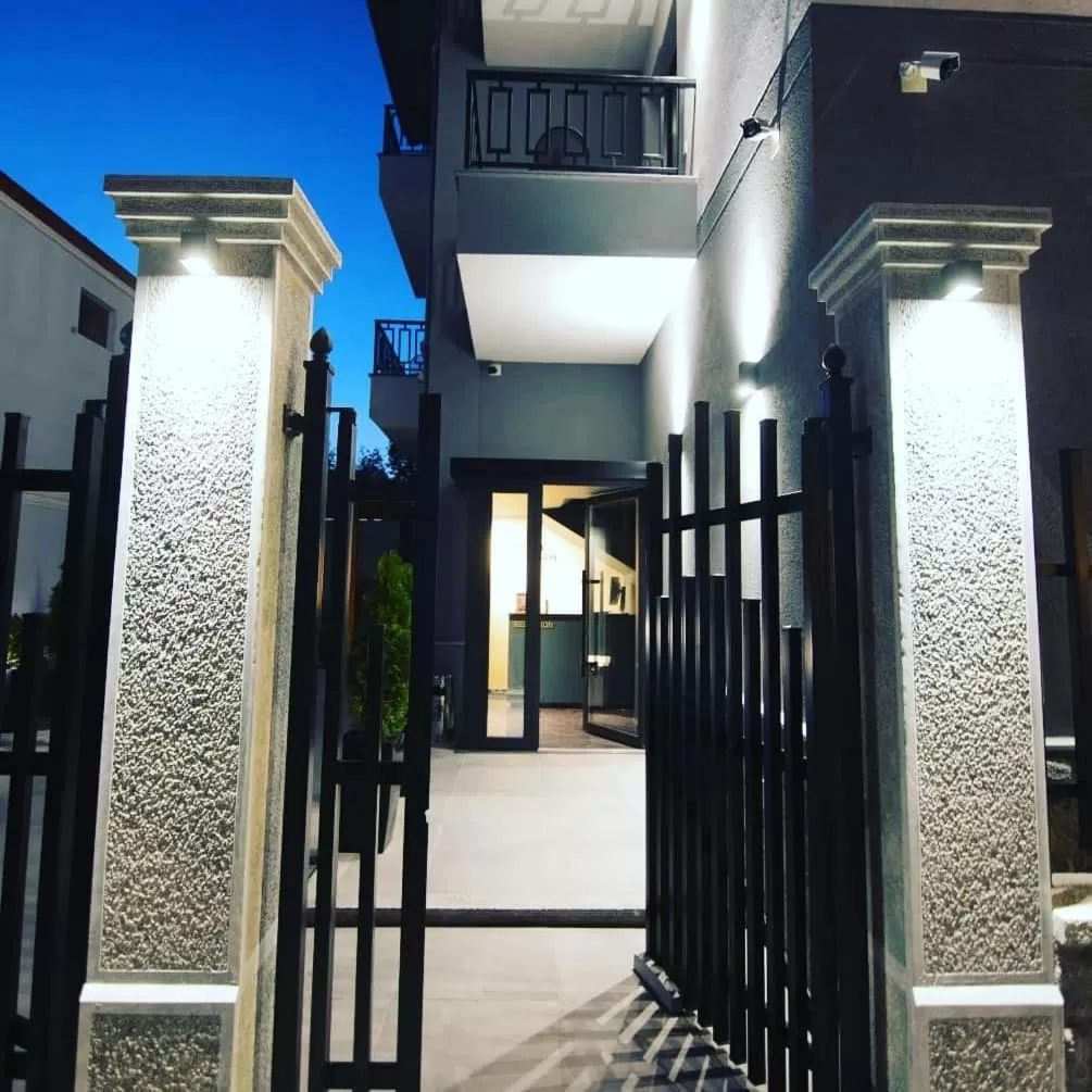 Facade/entrance in Mergan Hotel