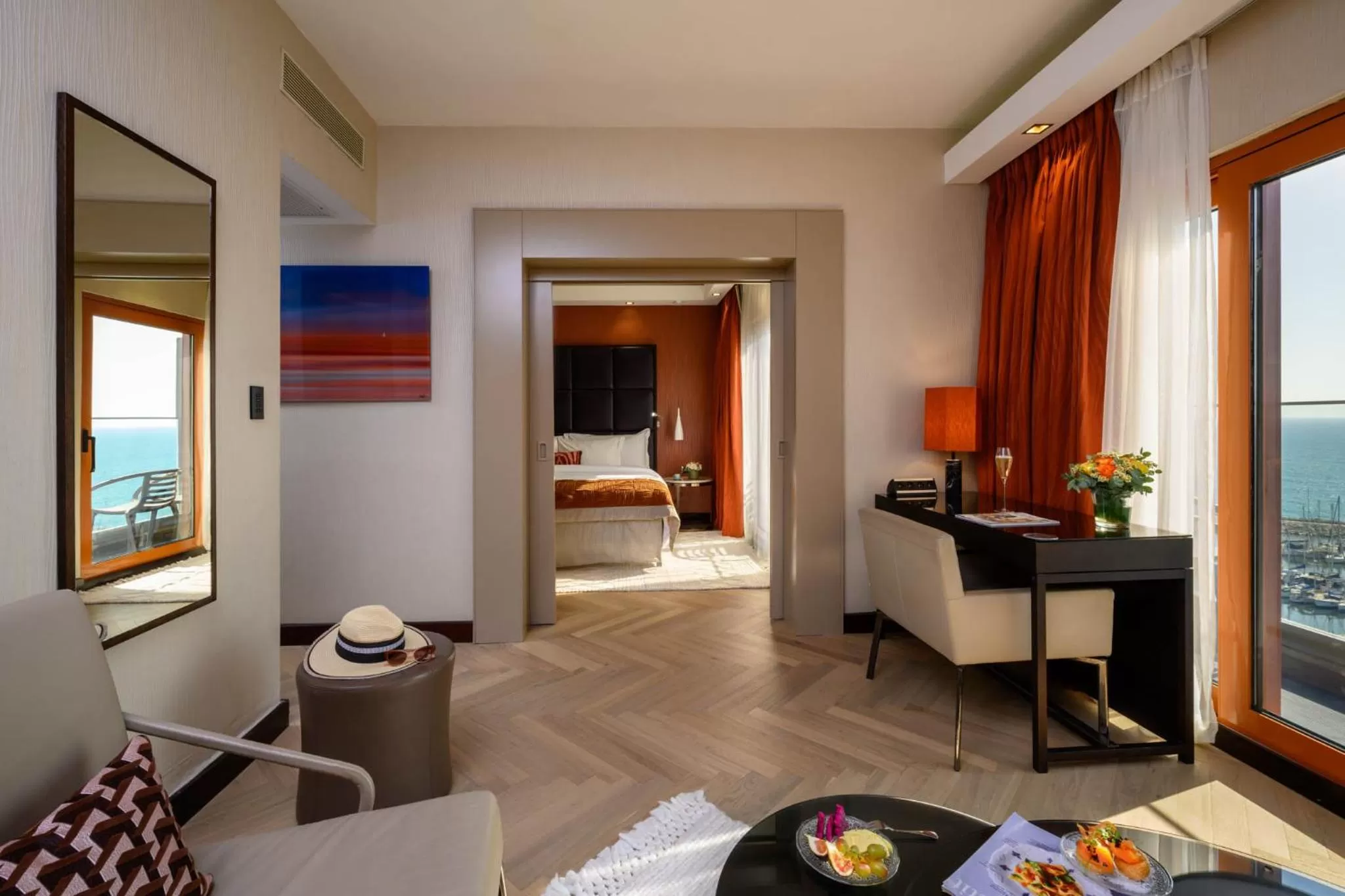 One-Bedroom Suite with Sea View in Carlton Tel Aviv Hotel – Luxury on the Beach
