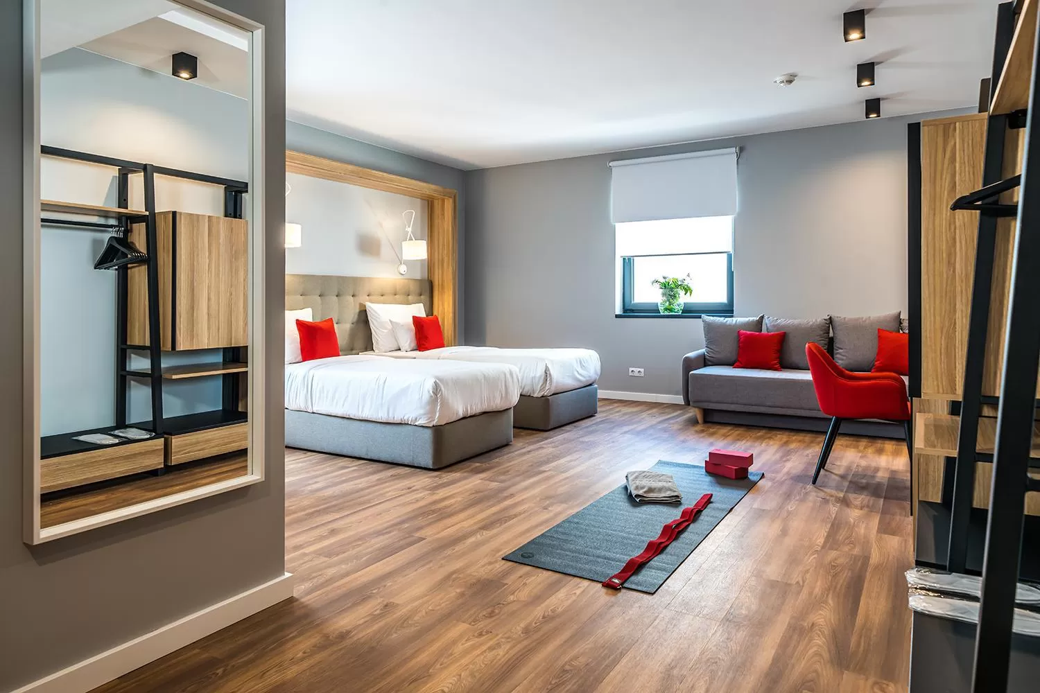 Bedroom, Bed in Up Hotel Budapest