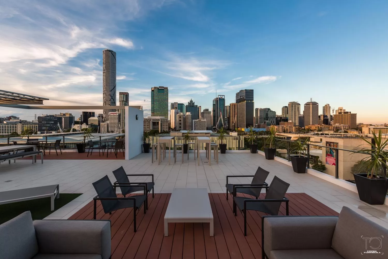 City view in Fleet Lane Apartments