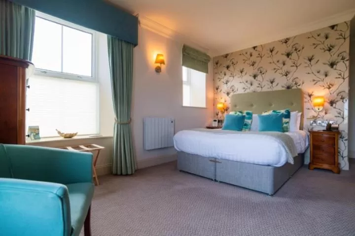 Bed in Mullion Cove Hotel & Spa