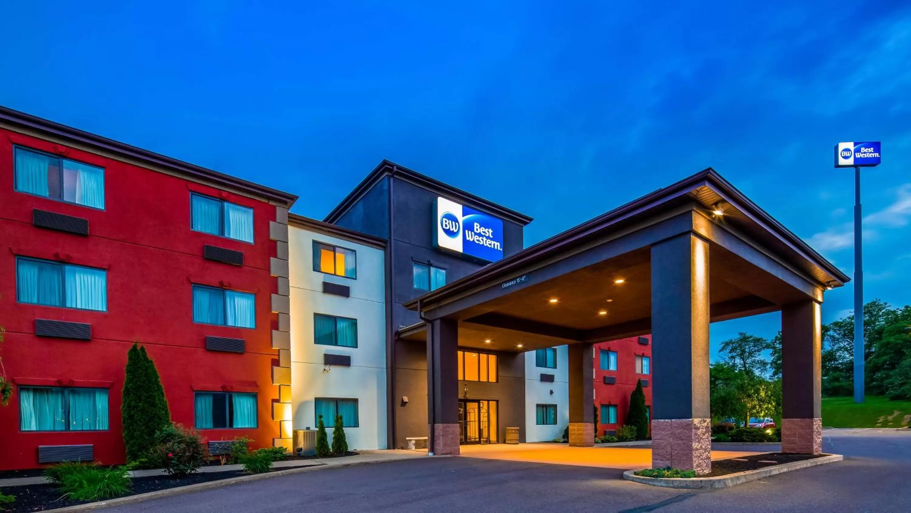 Property building in Best Western Danville Inn