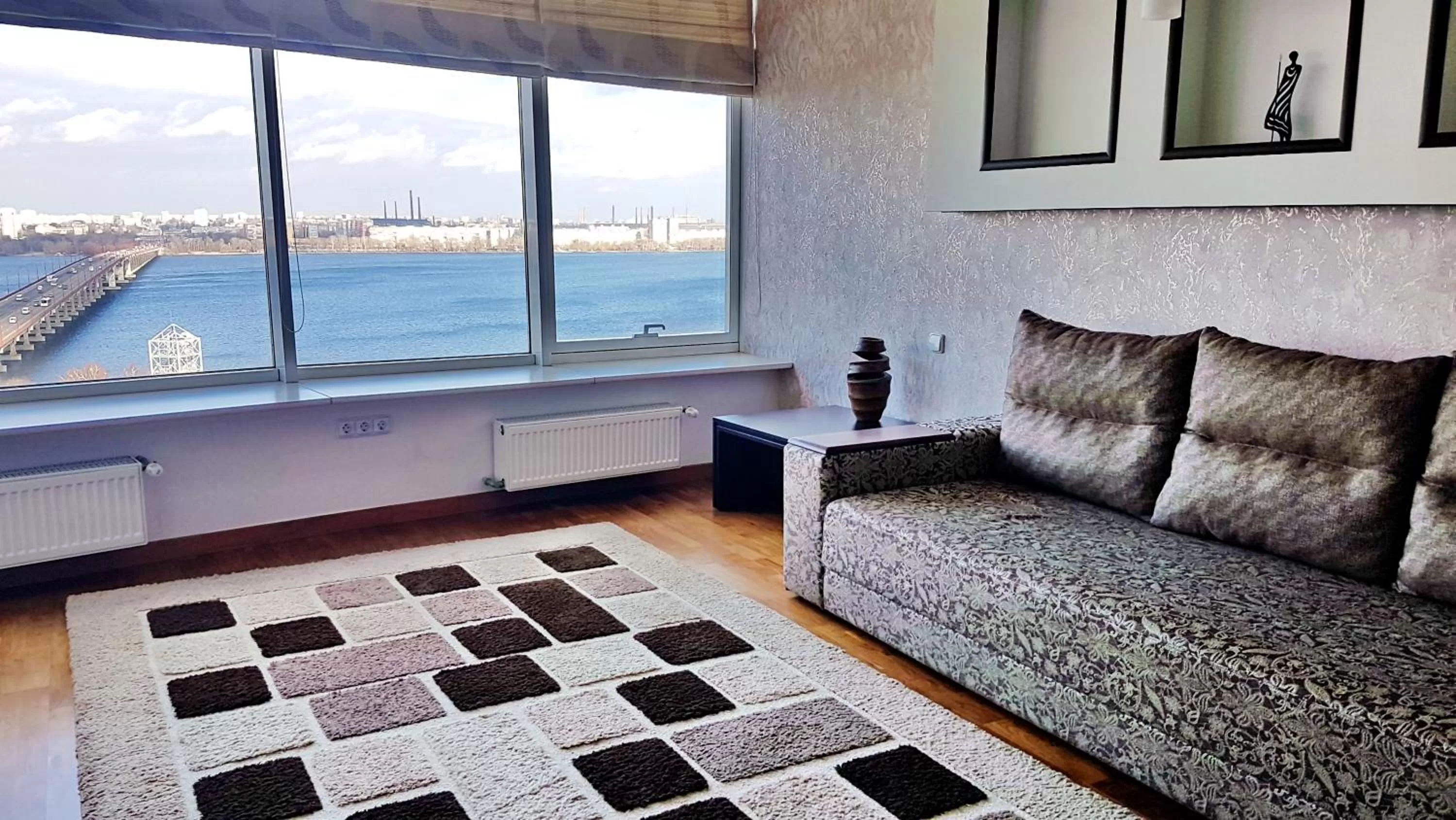 Living room in Best Apartments in Most City, River View