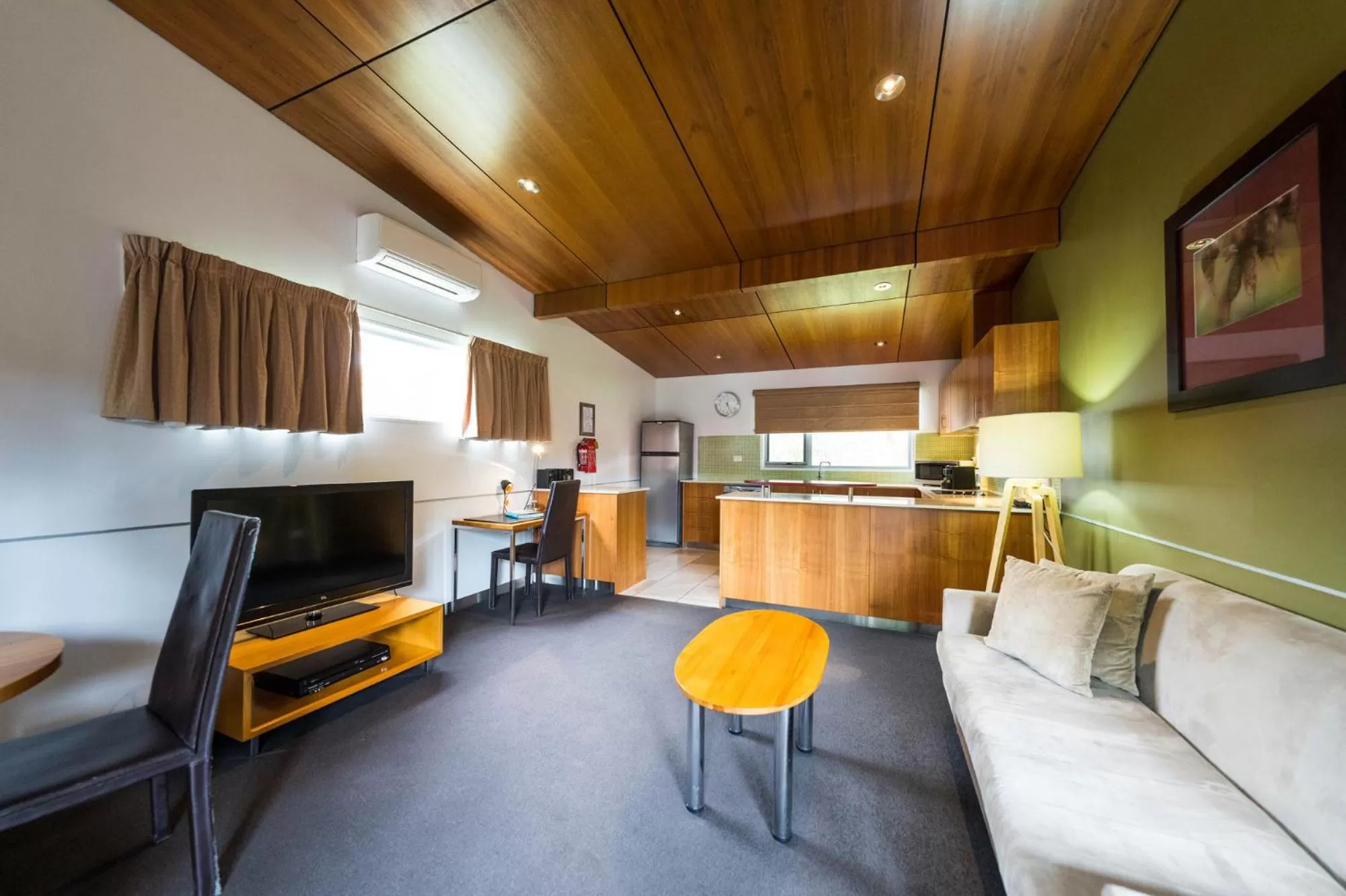 Living room in Tall Timbers Tasmania