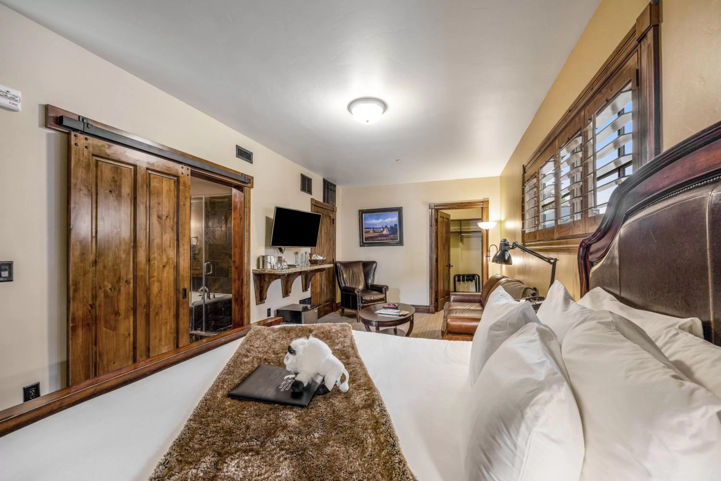 Bed in The White Buffalo Club