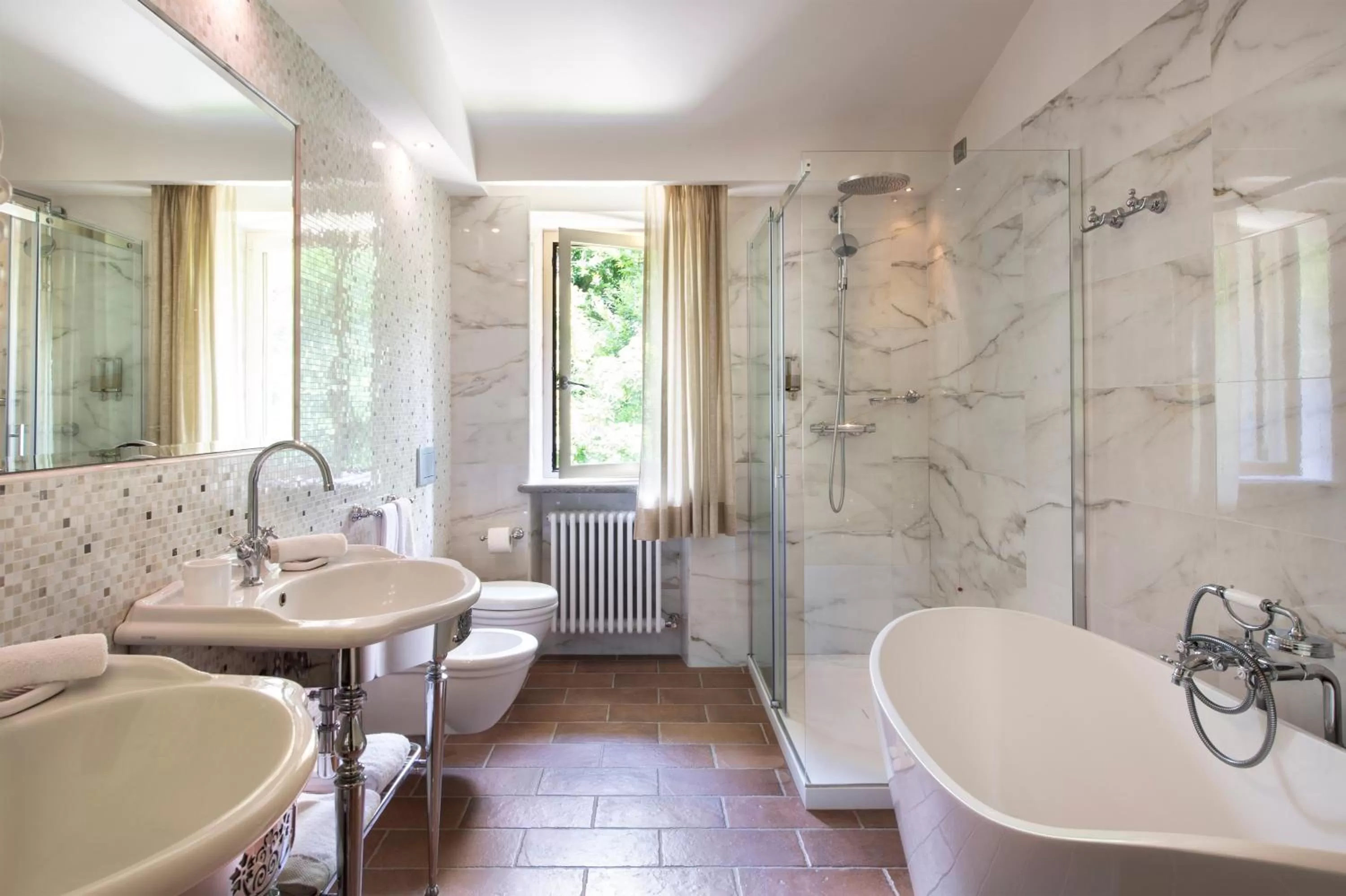 Shower in Altarocca Wine Resort Adults Only