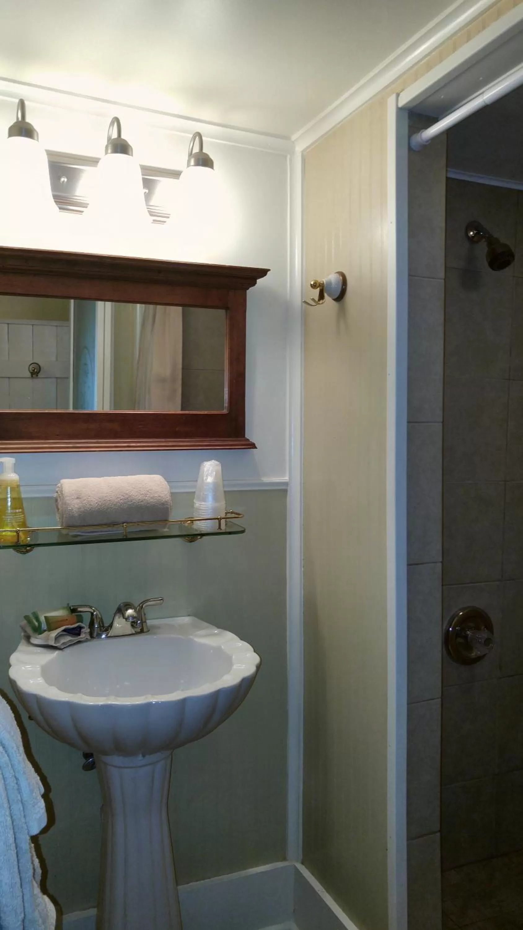 Bathroom in Hidden Springs Bed and Breakfast