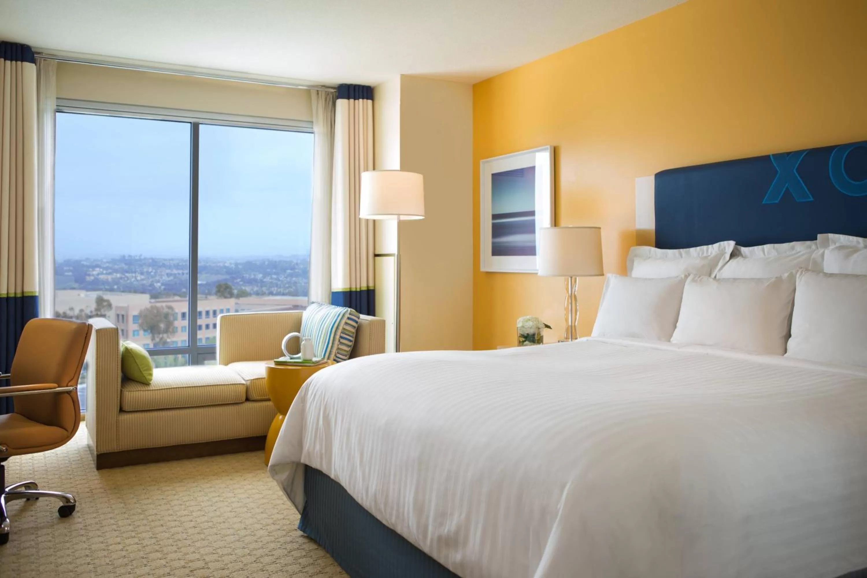 King Room with Pool View and Roll-in Shower - Mobility and Hearing Accessible in Renaissance ClubSport Aliso Viejo Laguna Beach Hotel