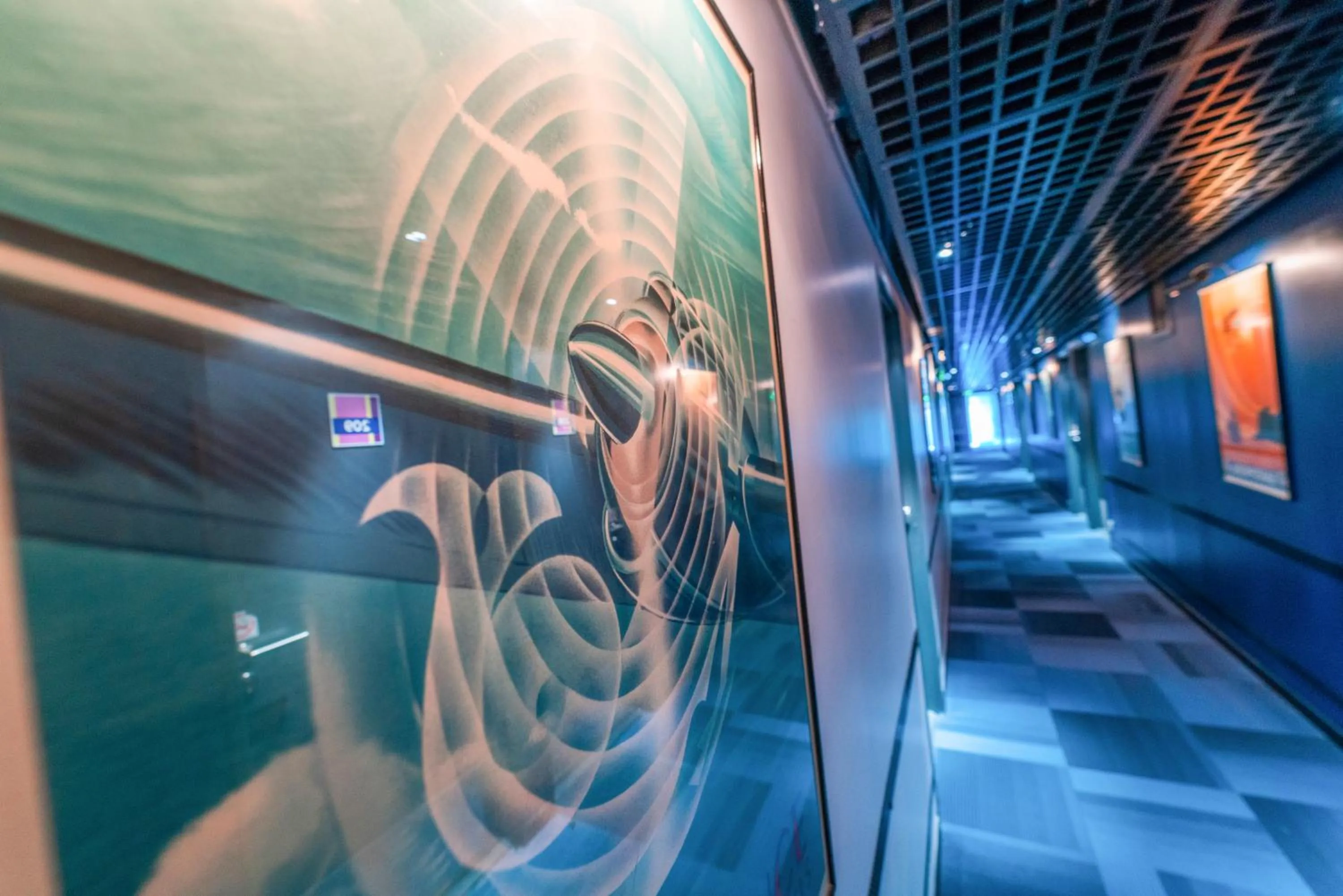 Decorative detail in ibis Styles Paris Velizy