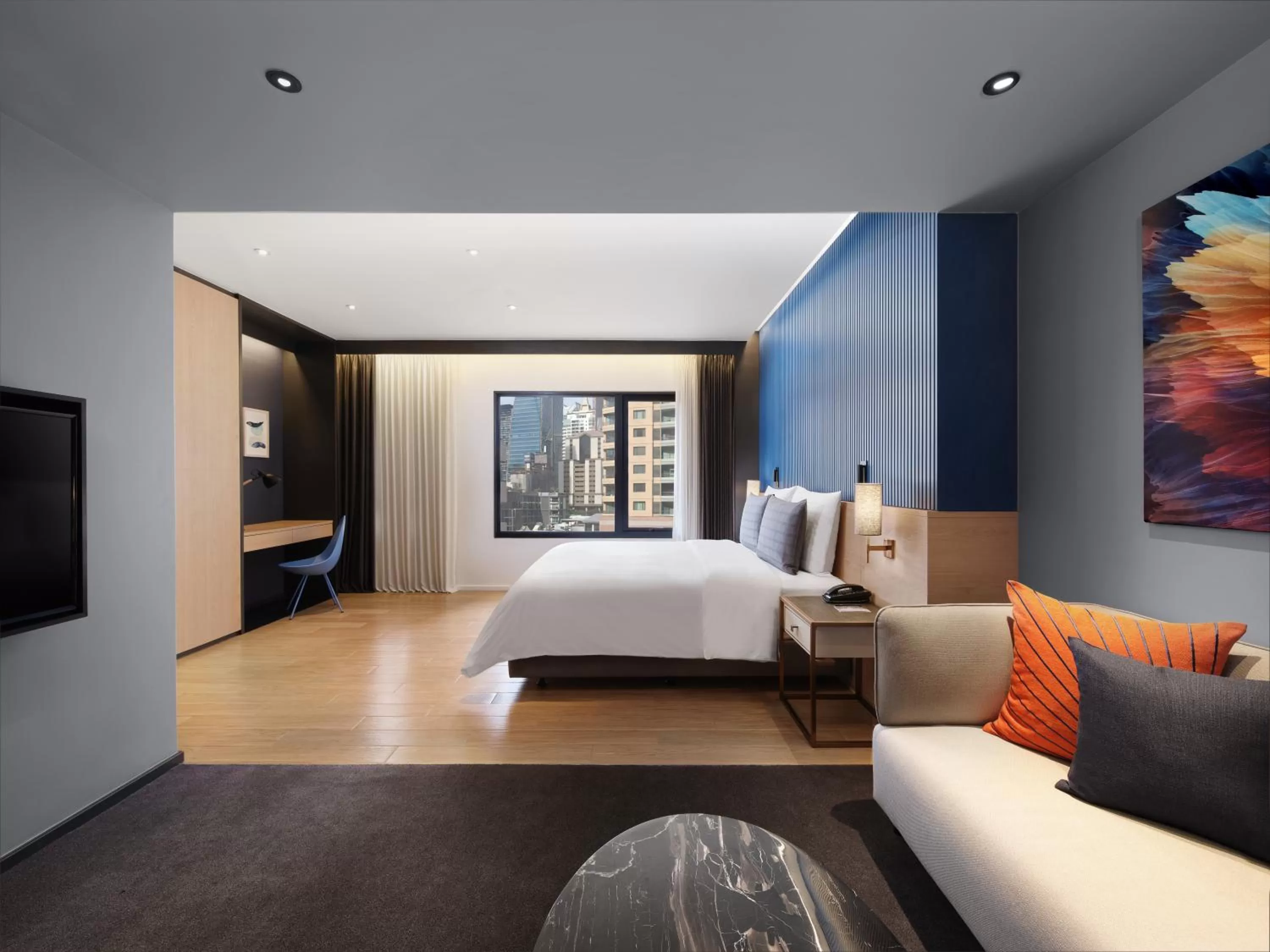 Bed in Sindhorn Midtown Hotel Bangkok, Vignette Collection by IHG