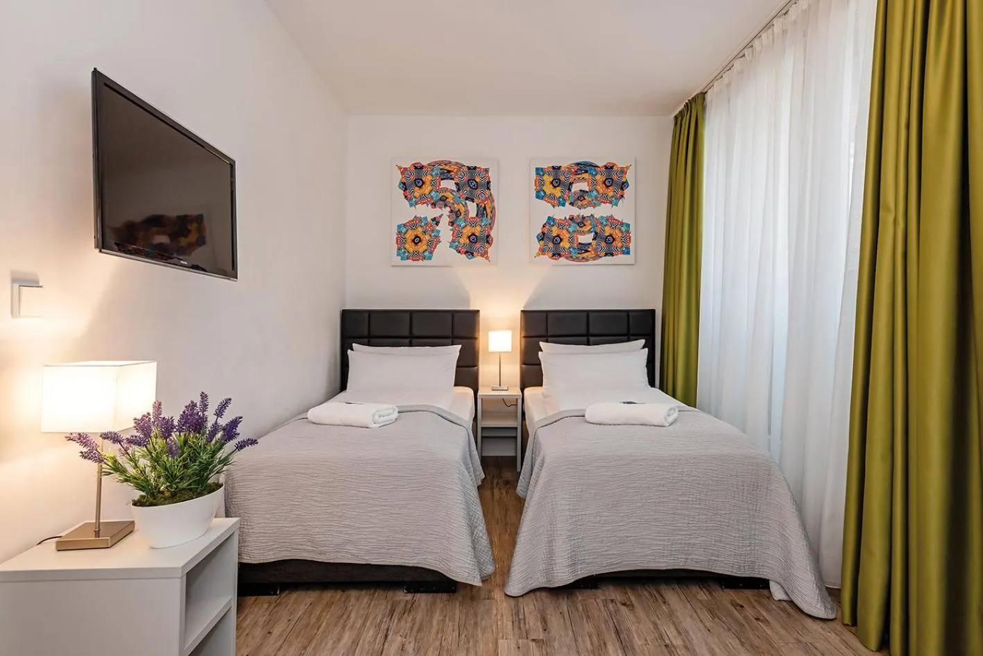 Bed in Apartments Rosenthal Residence