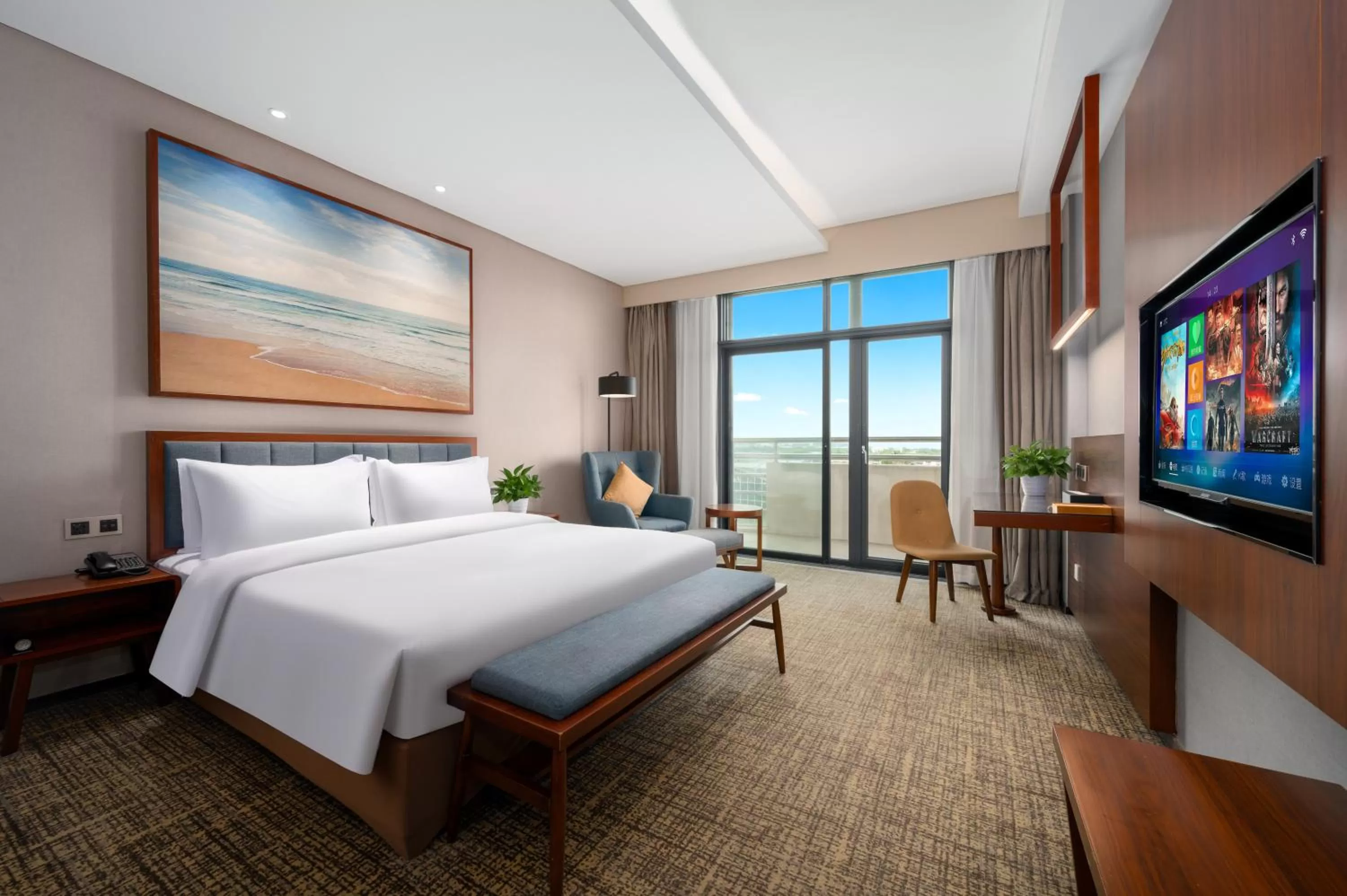 Bed in Ausotel Smart Baiyun International Airport T2-Free 24-hour airport pick-up