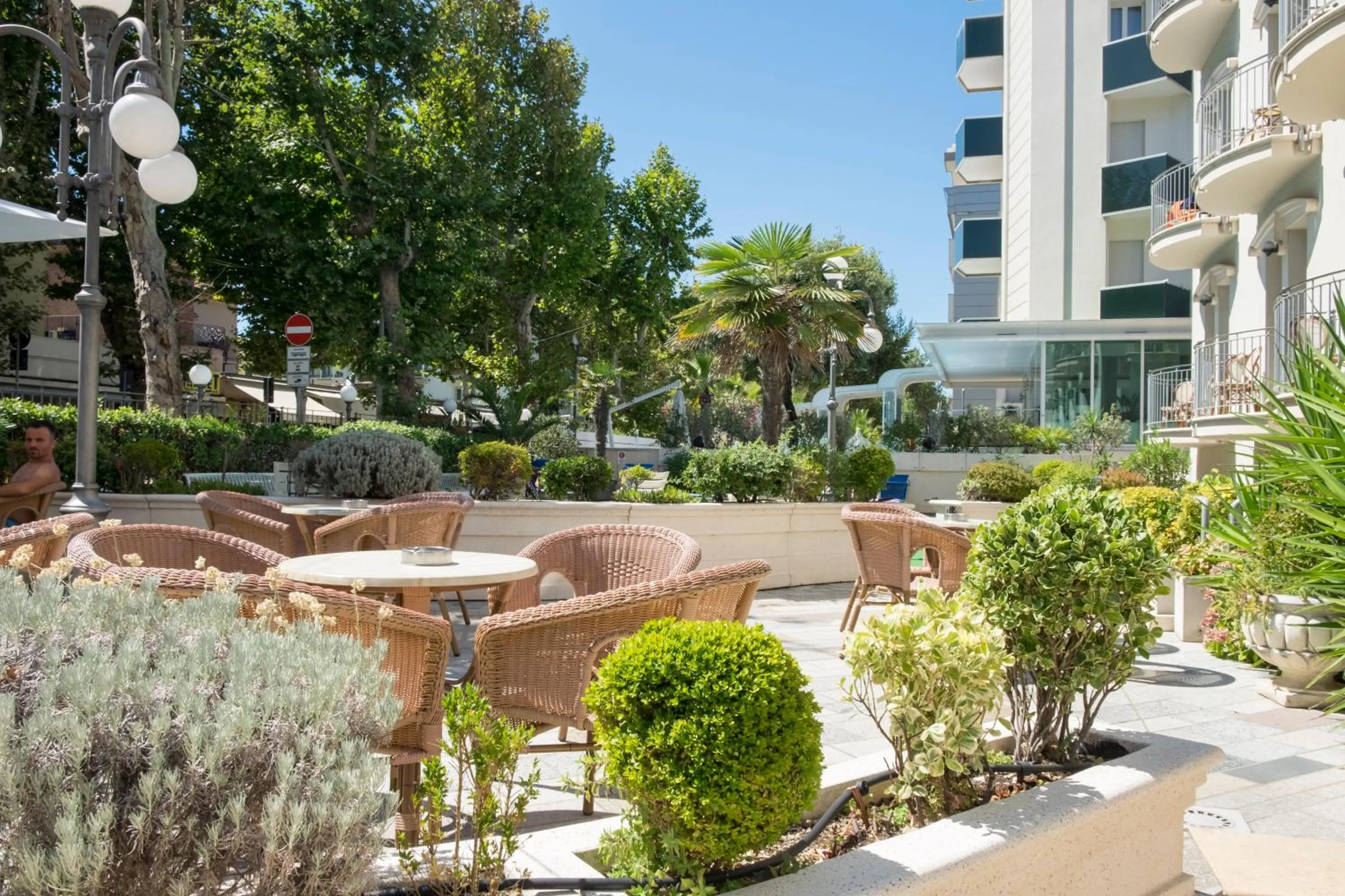 Seating area in Hotel Ambassador