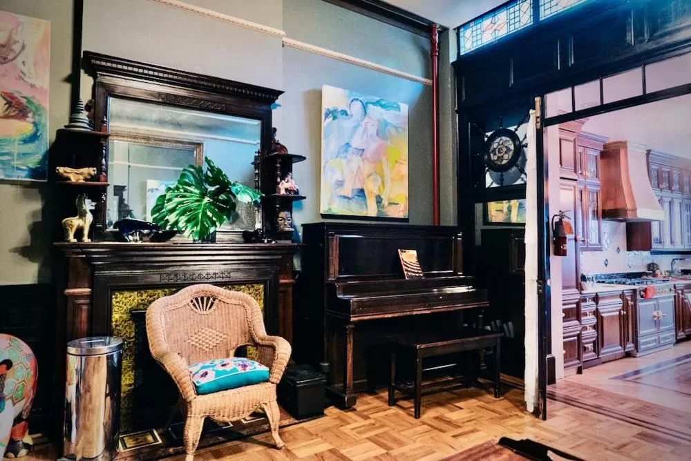 Living room in Northern Lights Mansion