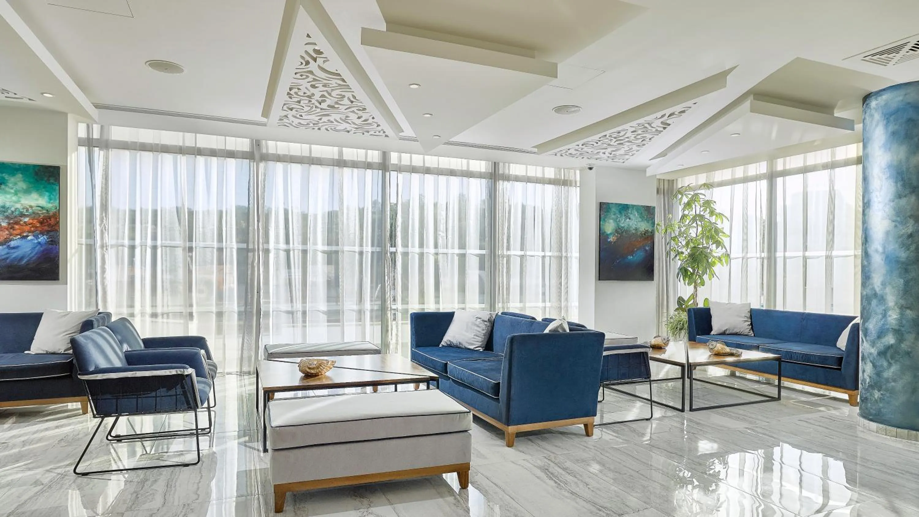 Lounge or bar in Gaia Sun N Blue Hotel