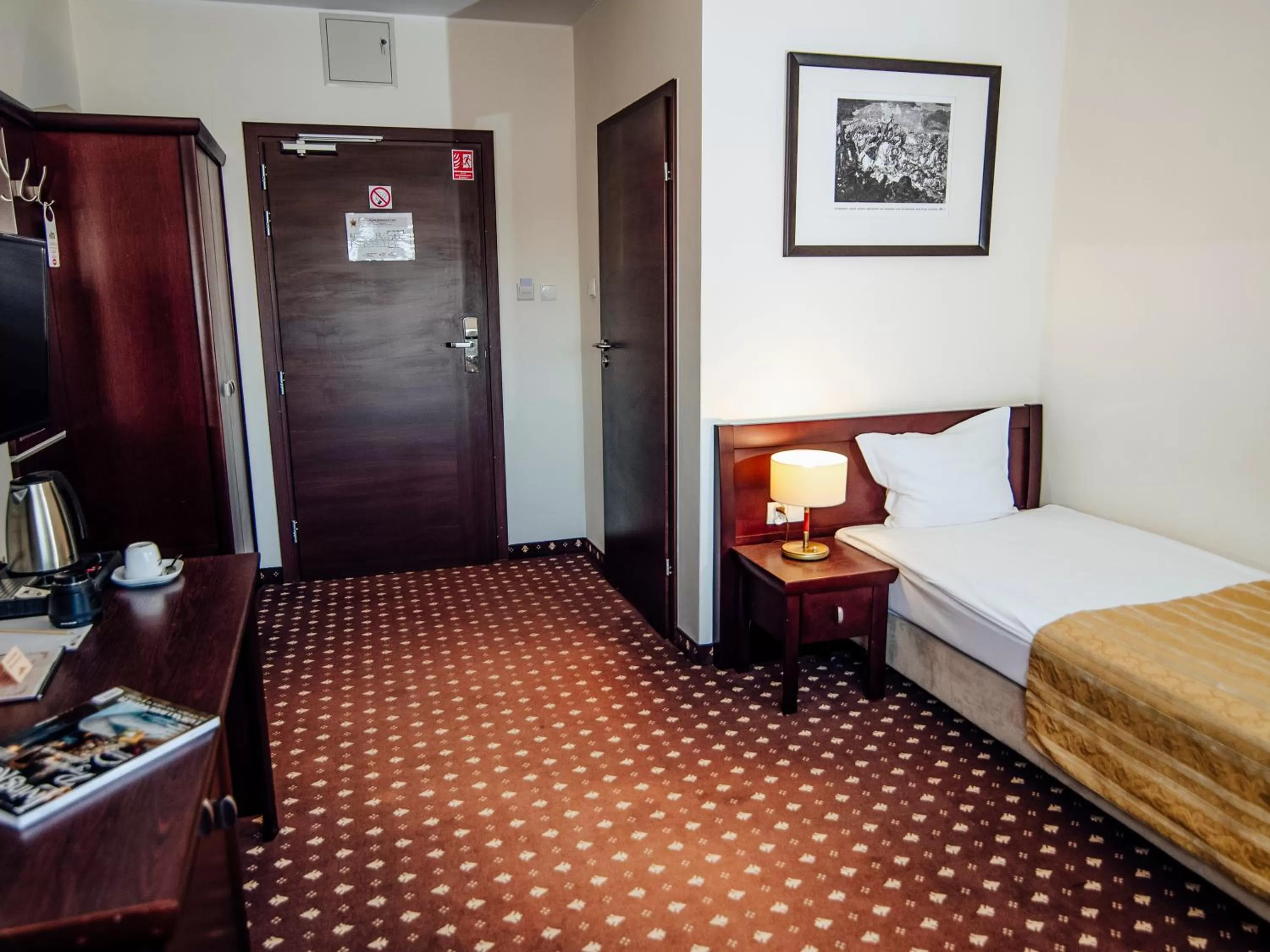 Bed in Hotel Zamek Gniew