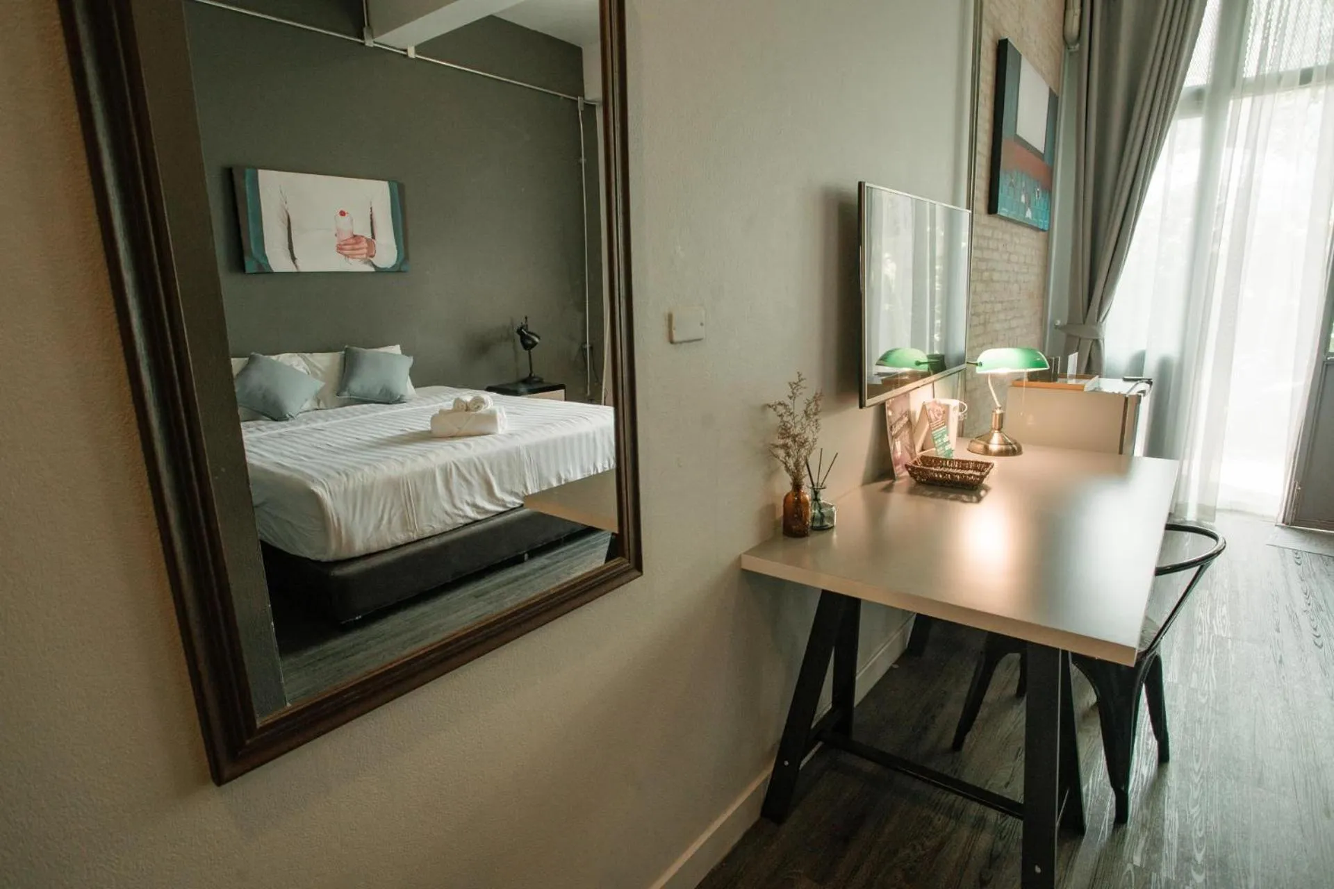 Bed in J Poshtel Chiangmai