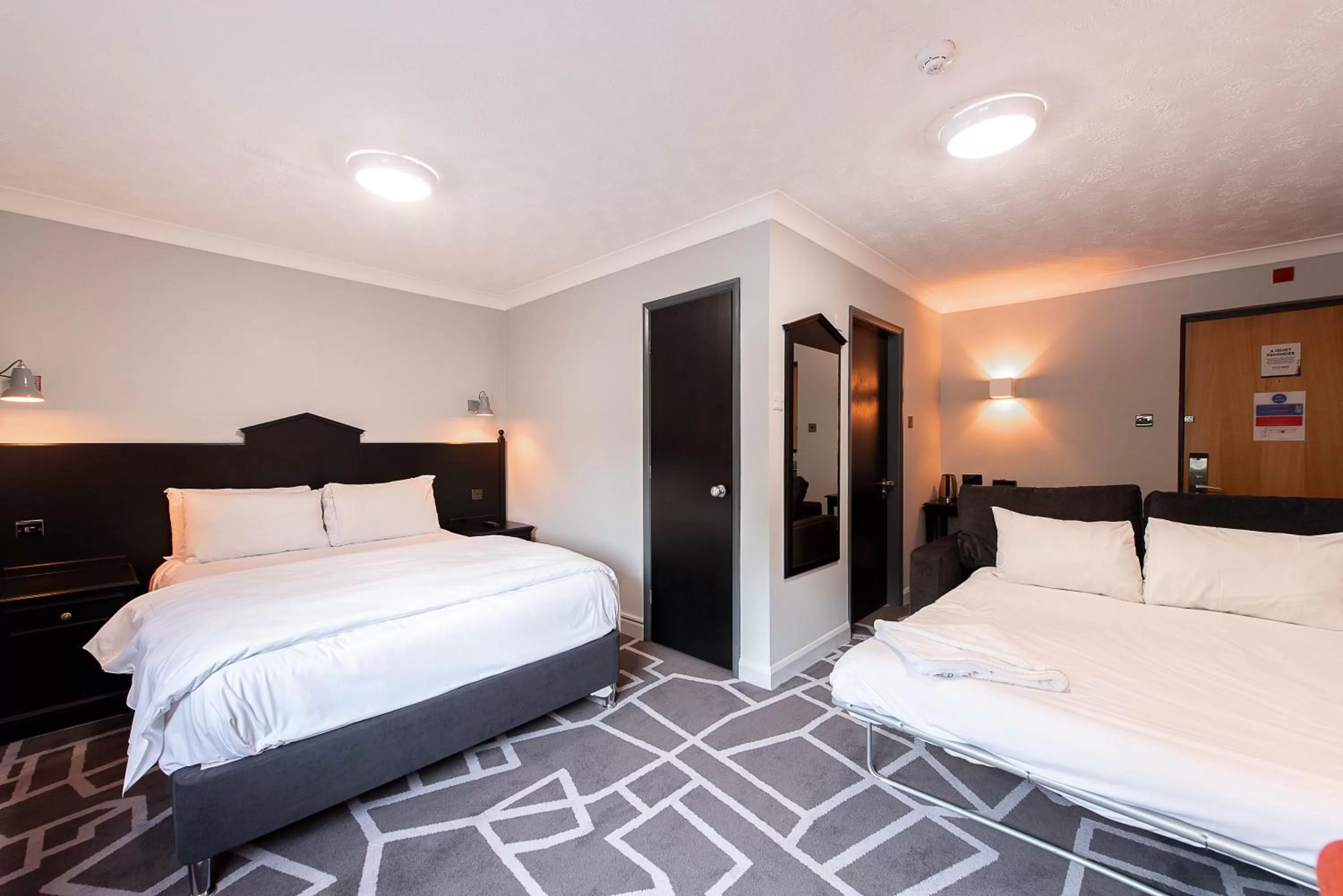 Bedroom, Bed in Village Hotel Liverpool