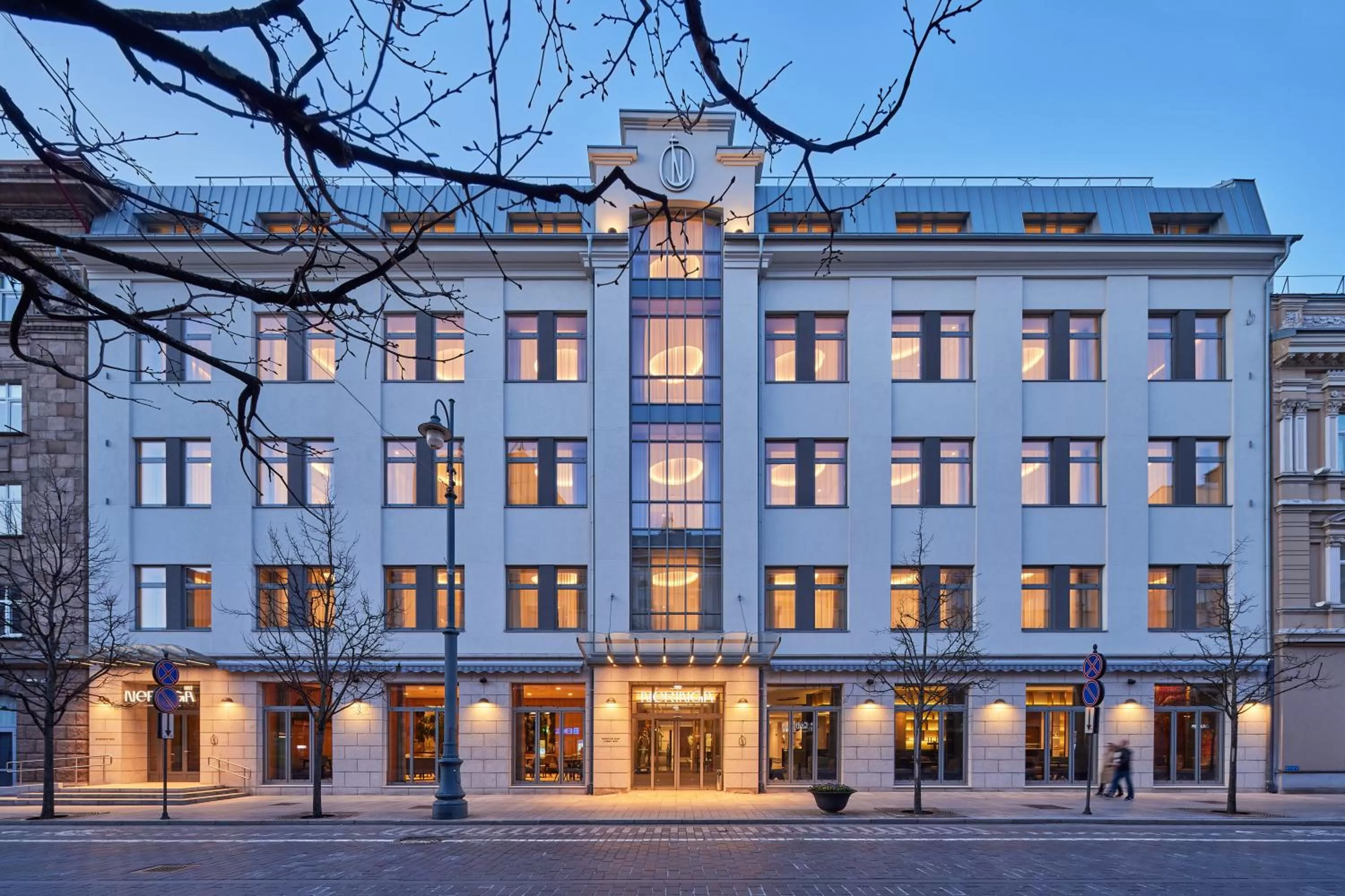 Property building in Neringa Hotel