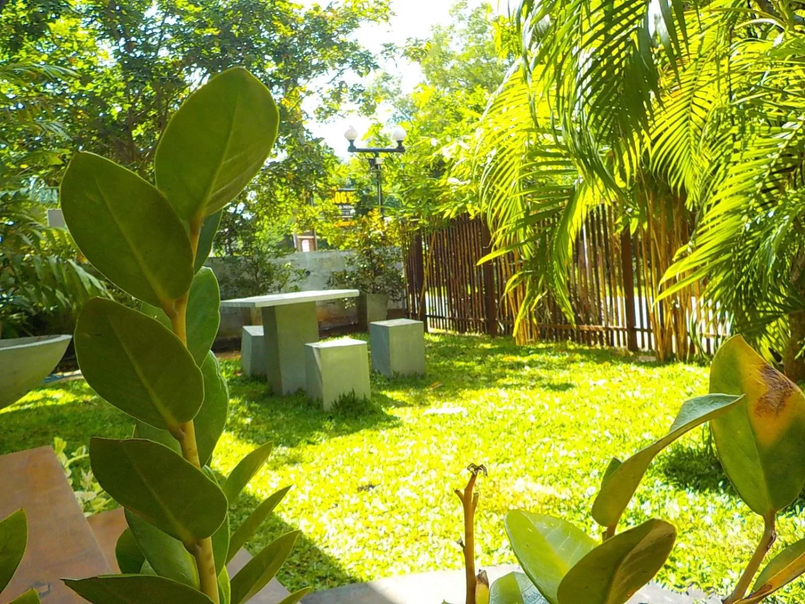 Garden in Liyana Holiday resort