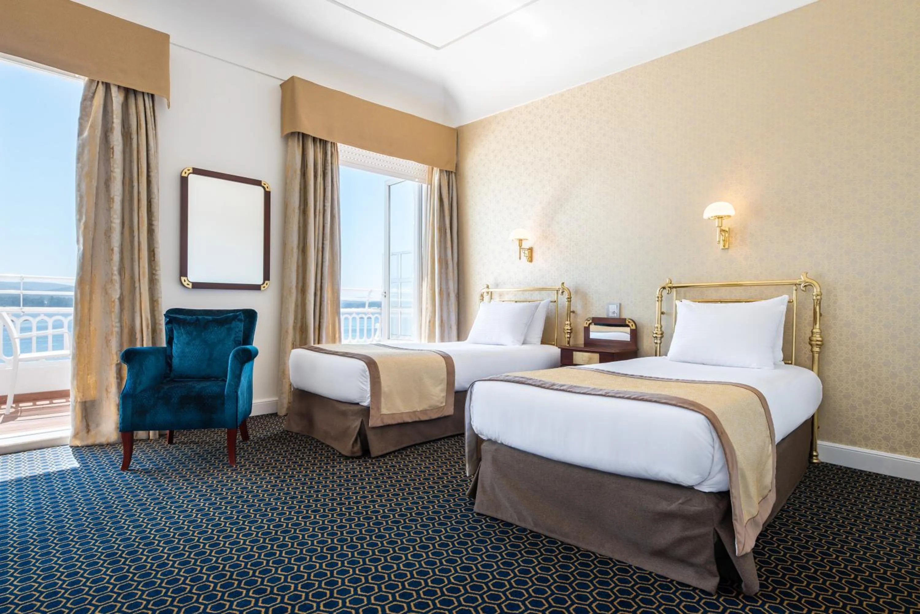 Photo of the whole room, Bed in Eurostars Gran Hotel La Toja