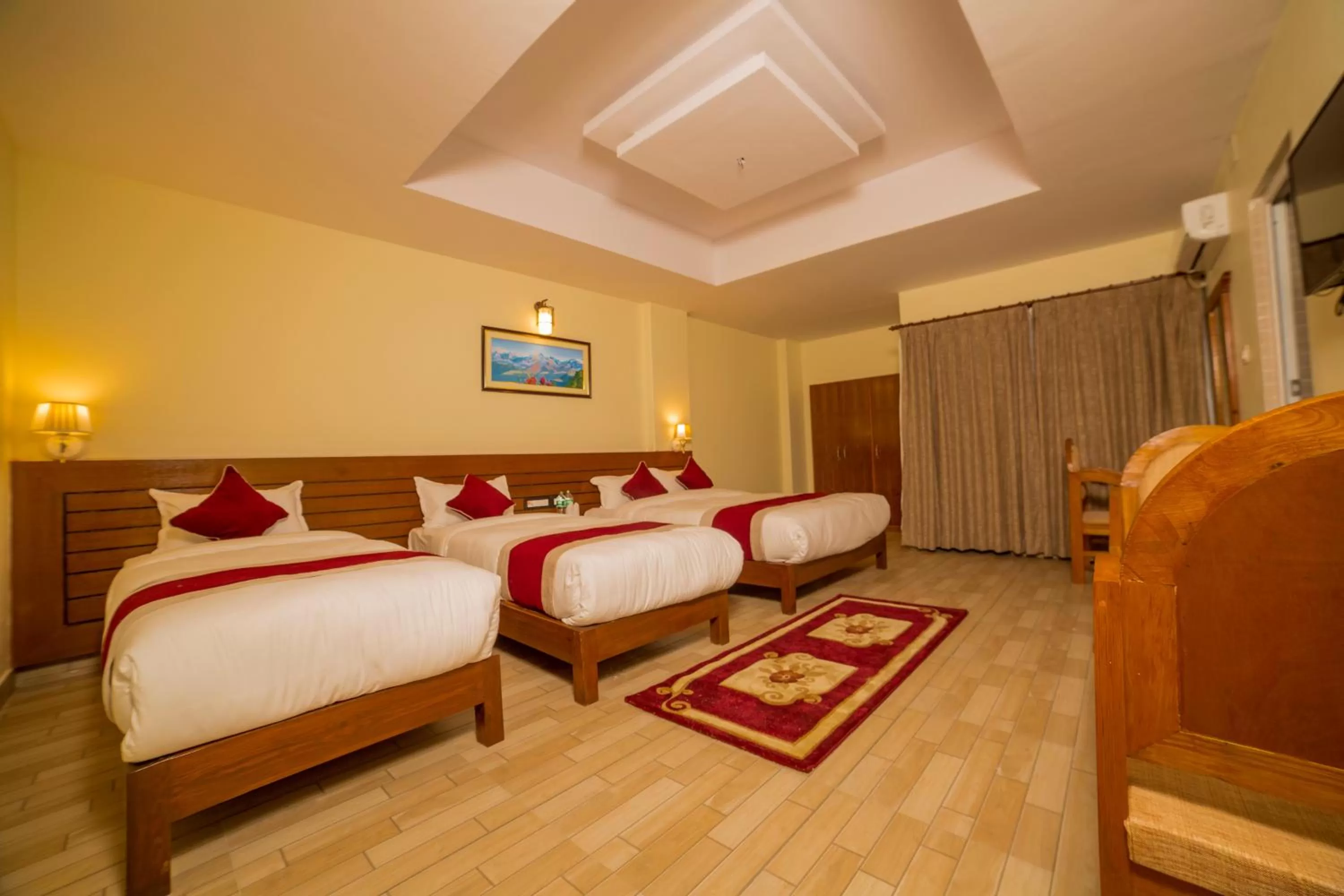 Bed in Hotel Elegant