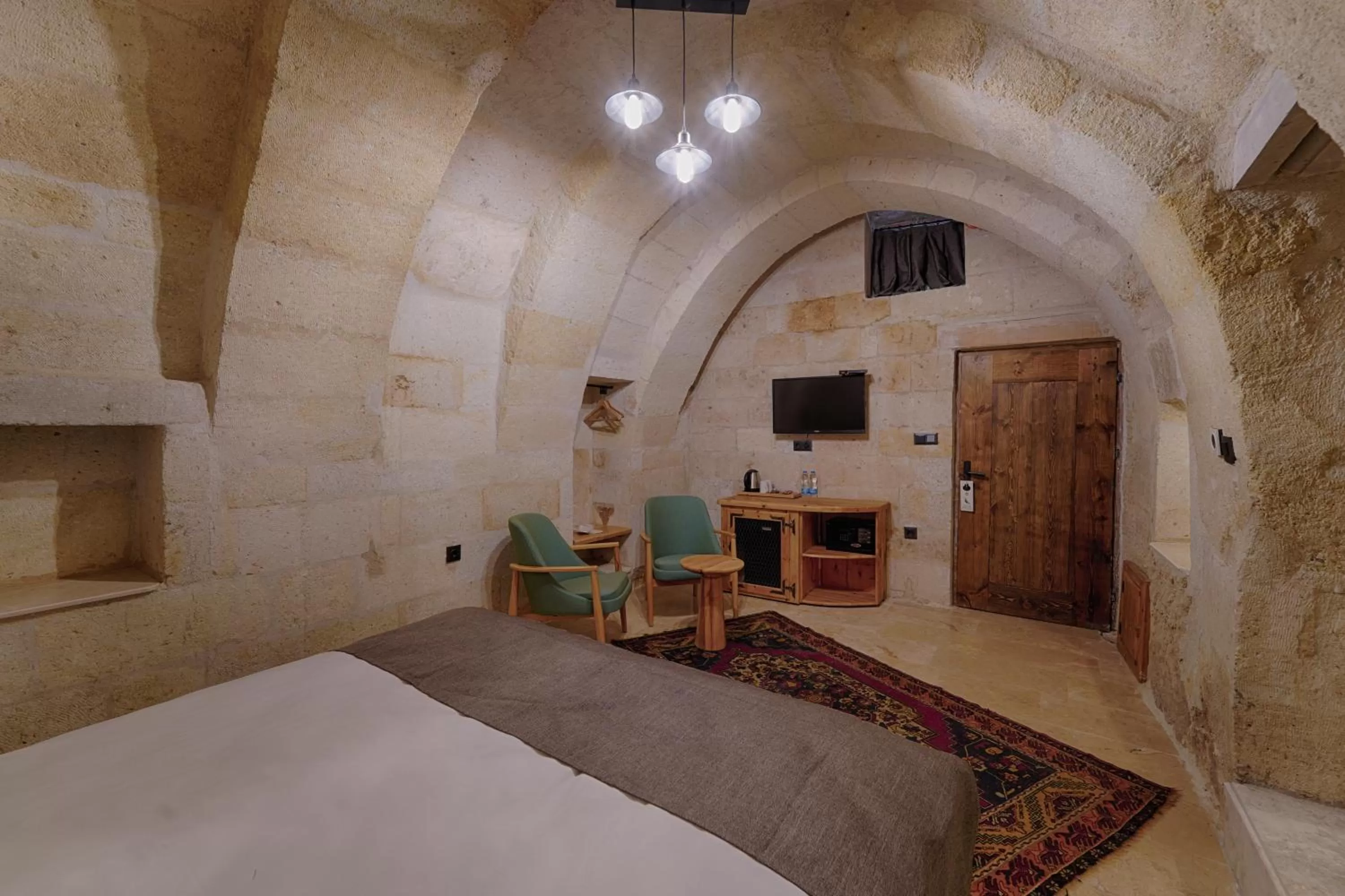 Bedroom in Concept Cave House