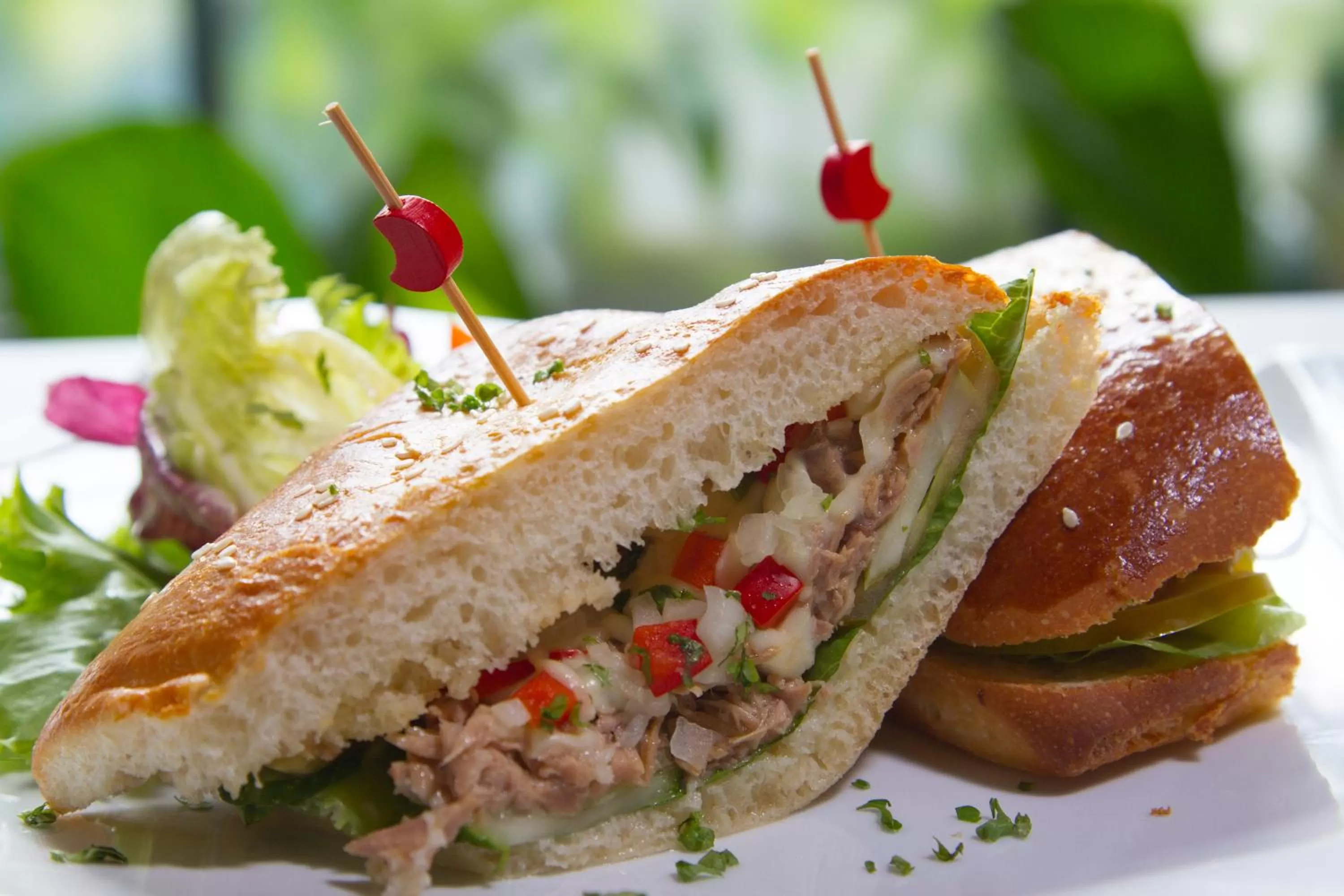 Lunch in New York Hotel