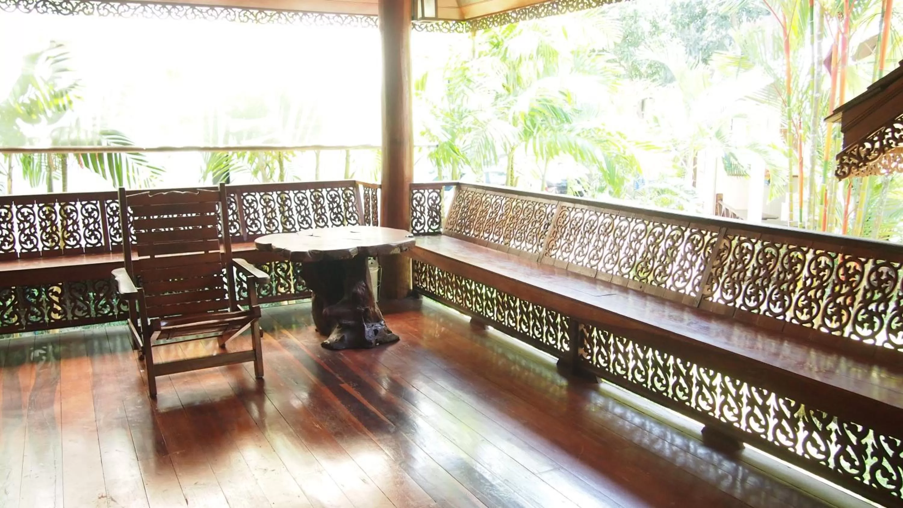 Balcony/Terrace in Cozy Garden Resort