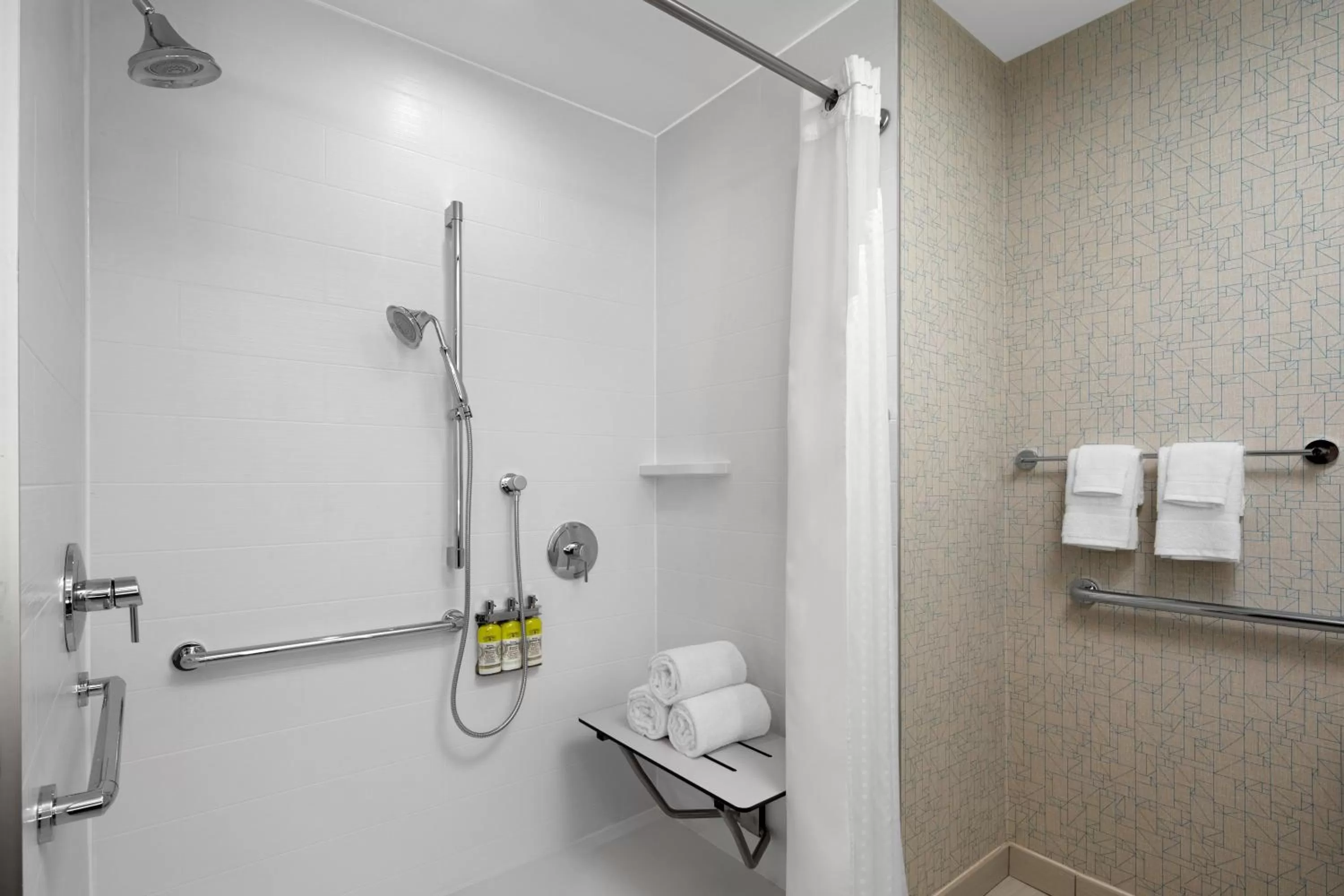 King Room with Mobility Accessible Roll-In Shower in Holiday Inn Express & Suites - Woodside Queens NYC, an IHG Hotel