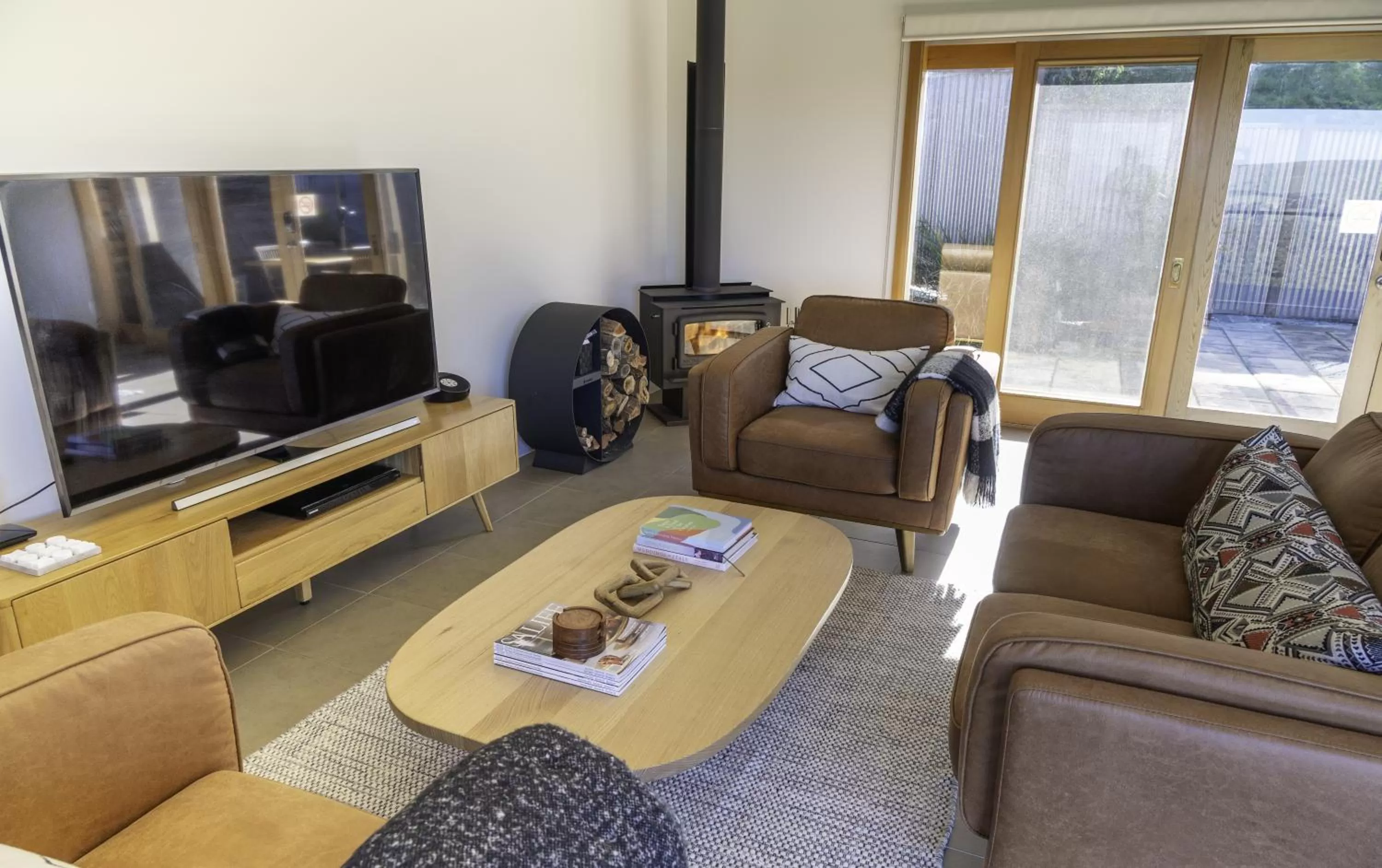 Living room in Seascape Retreat