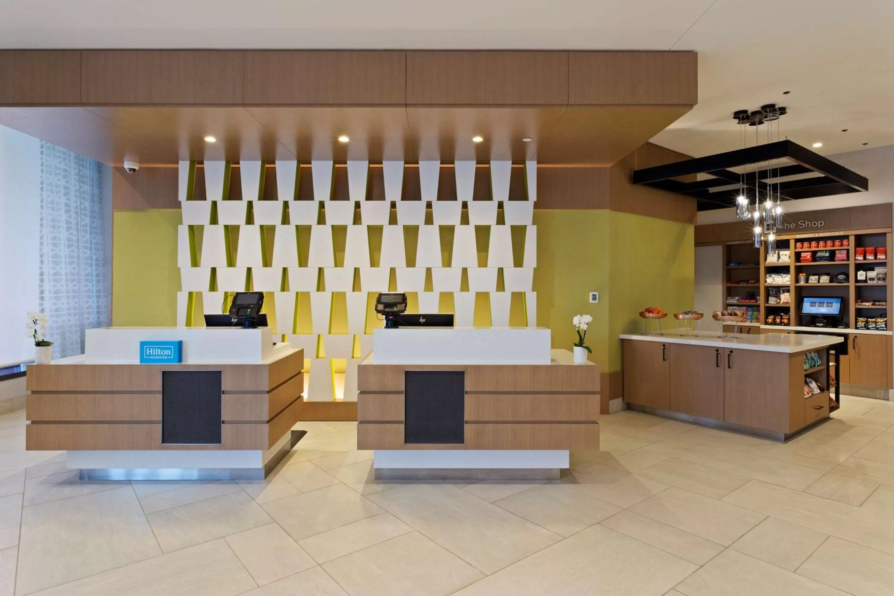 Lobby or reception in Hilton Garden Inn Boston Brookline, Ma