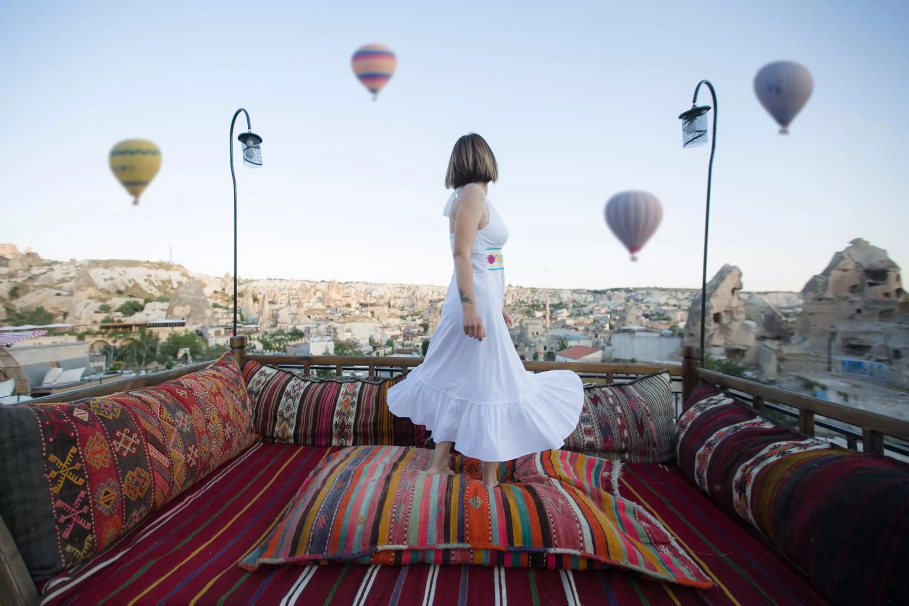 Balcony/Terrace in Mia Cappadocia Cave Hotel
