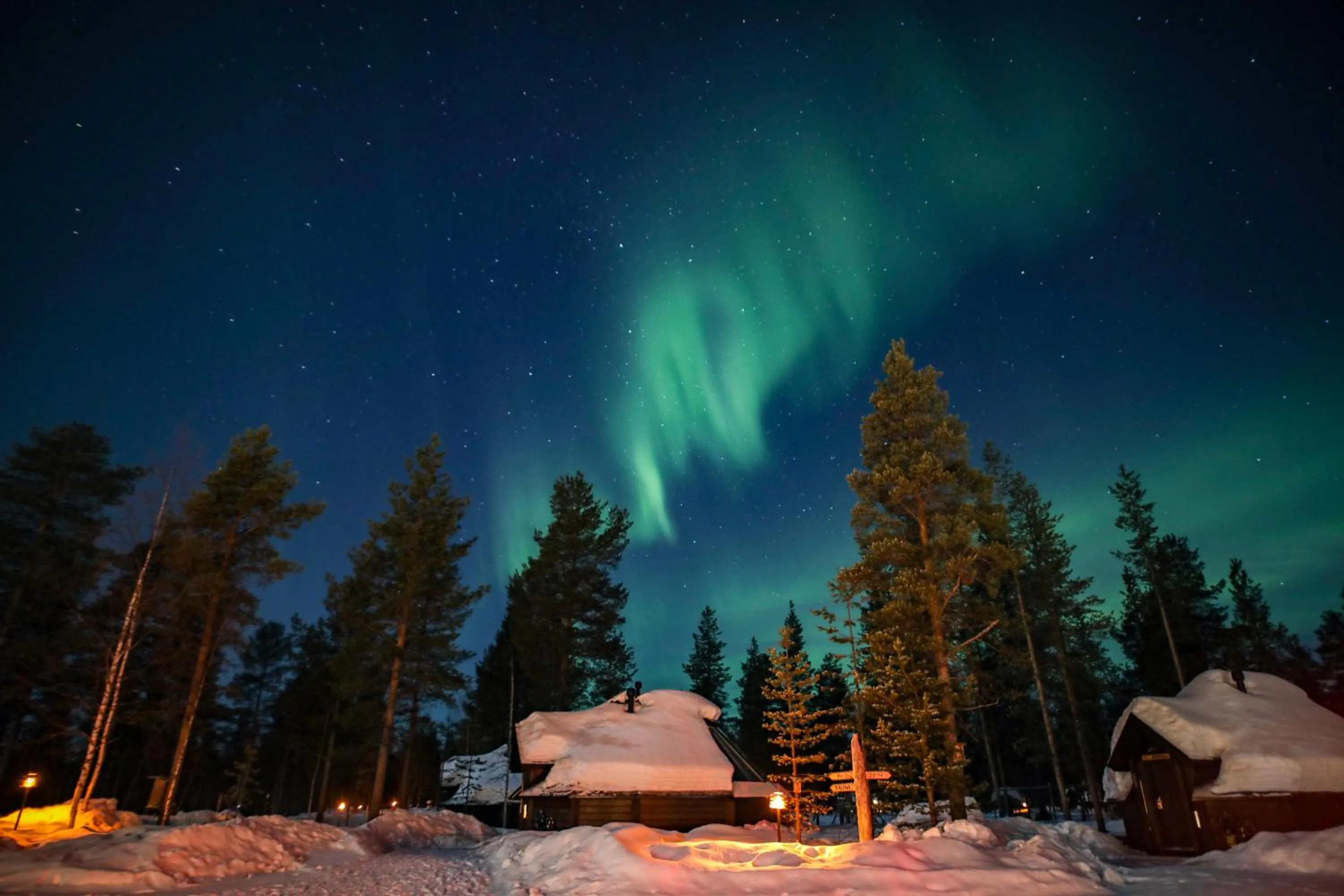 Property building in Aurora Village Ivalo