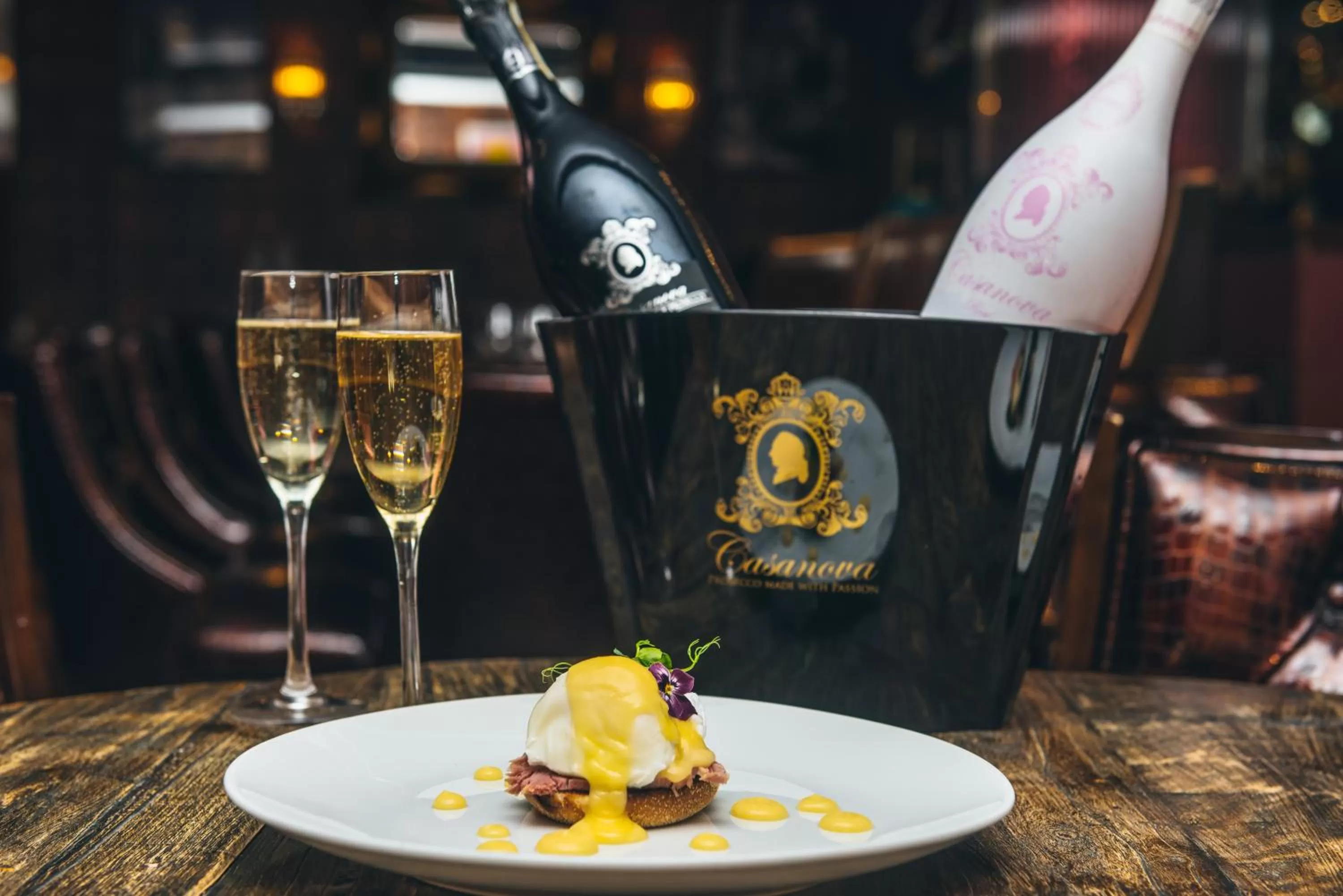 Food close-up in Karma Sanctum Soho Hotel