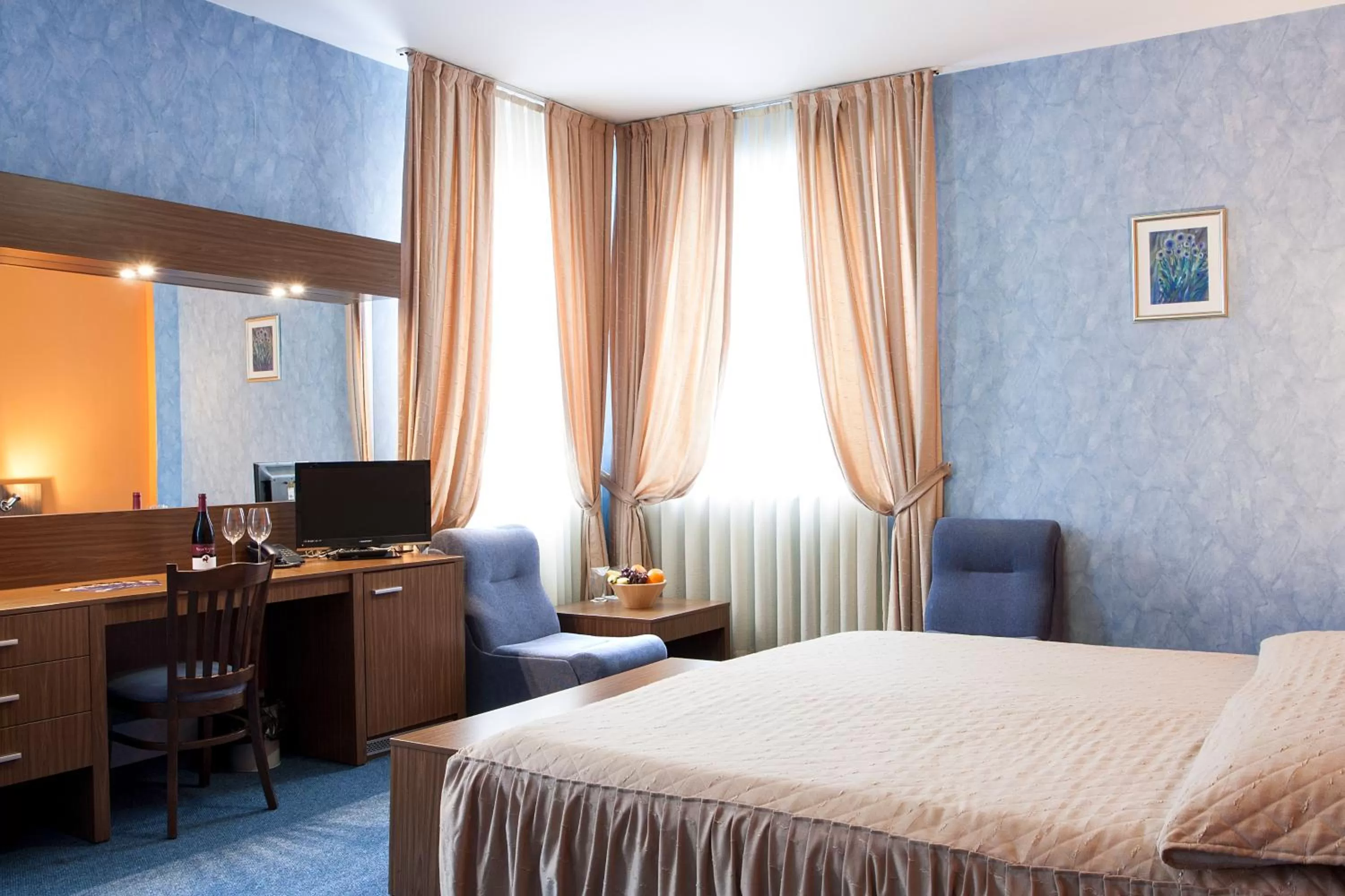 Bed in DITER Family Hotel