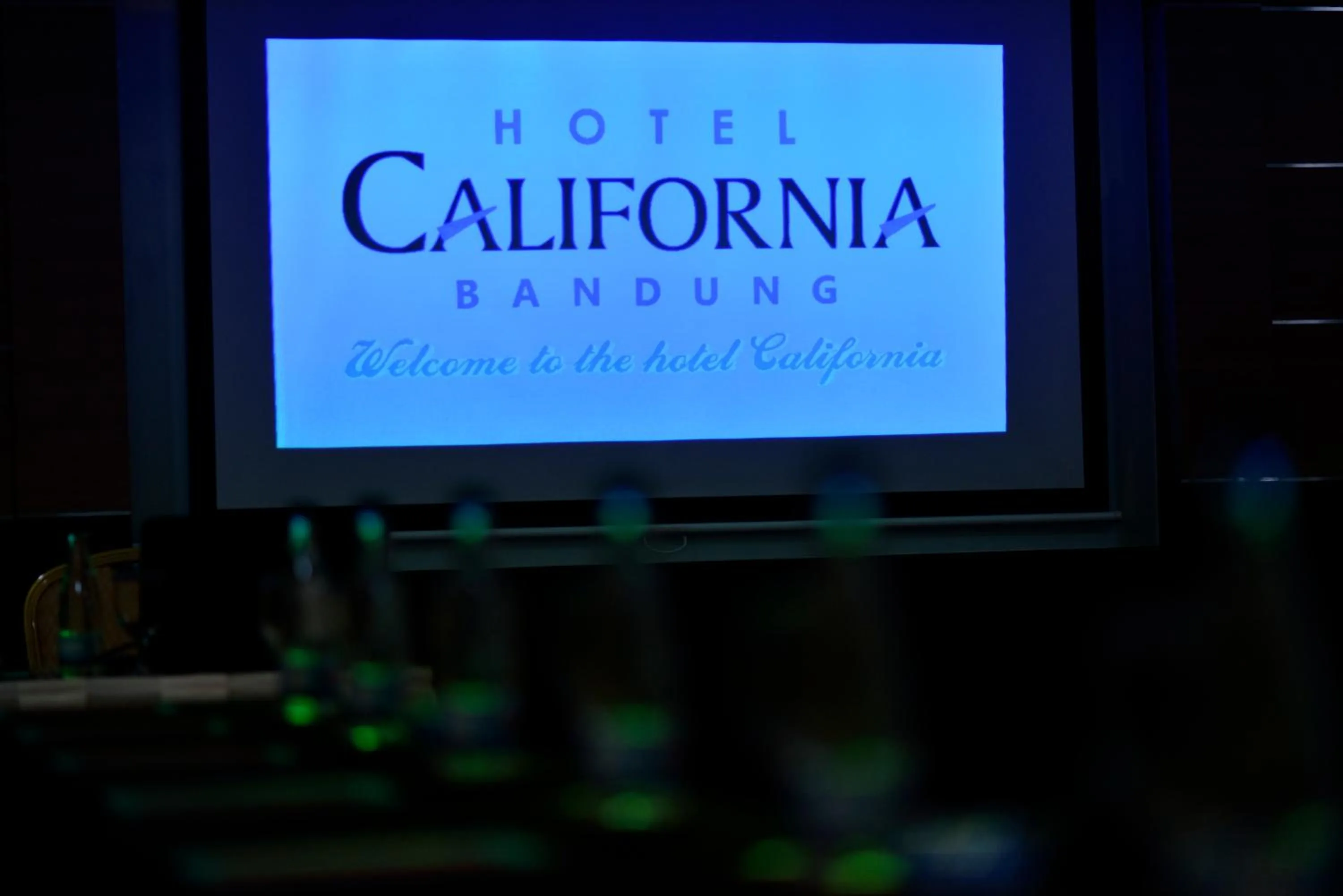 Logo/Certificate/Sign in Hotel California Bandung