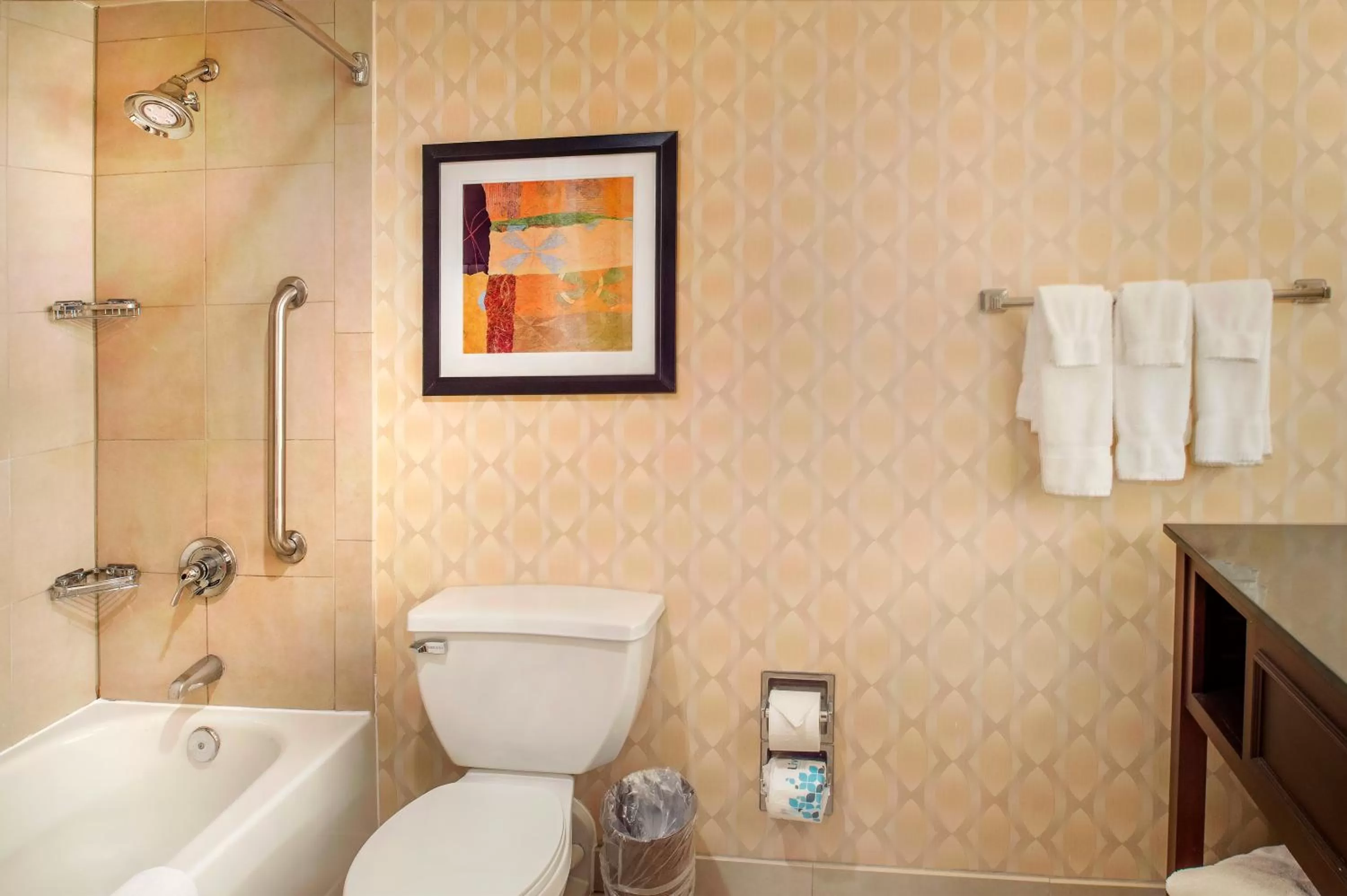 Toilet in Crowne Plaza Hotel St. Louis Airport by IHG