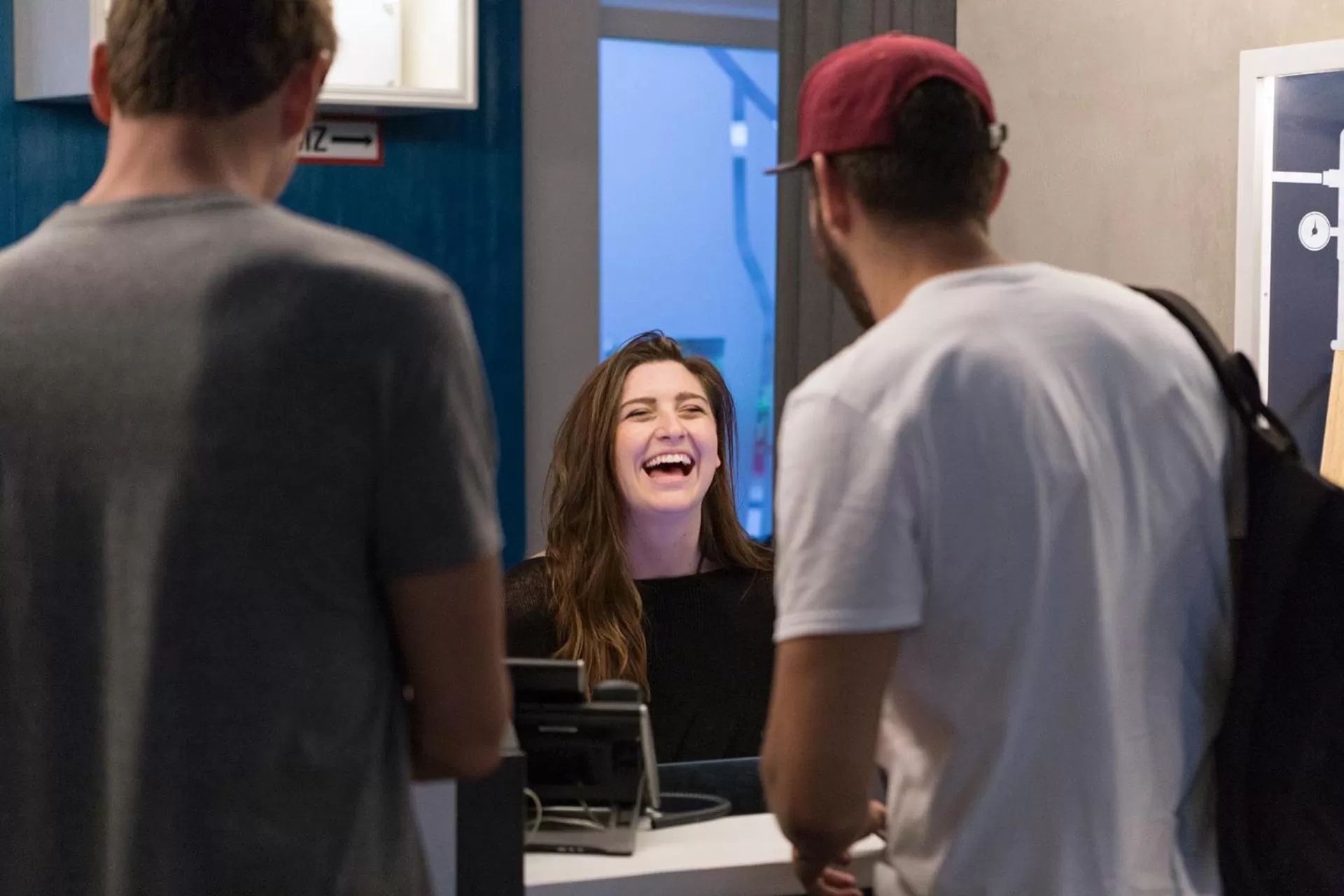 Staff in The Circus Hostel