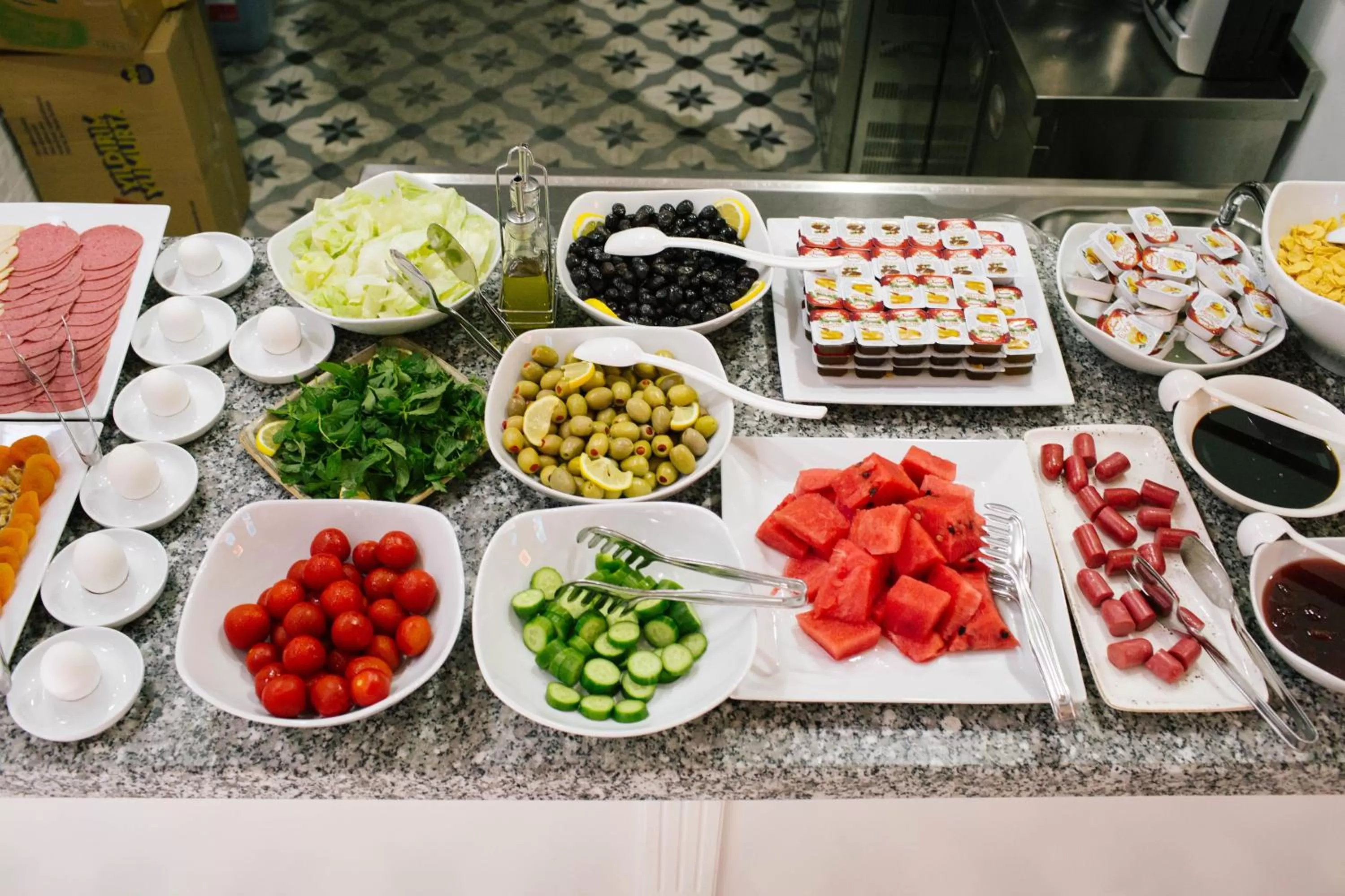 Breakfast in Mezzo Hotel